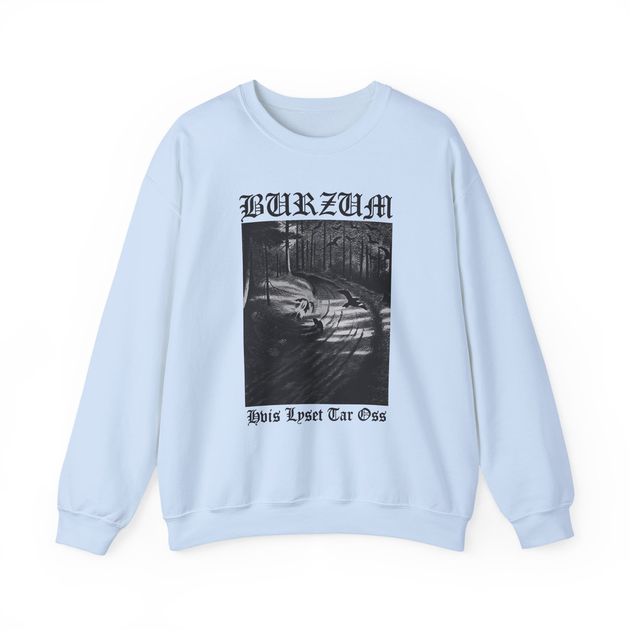 Burzum Hvis Lyset Tar Oss Unisex Heavy Blend™ Crewneck Sweatshirt - Image 13