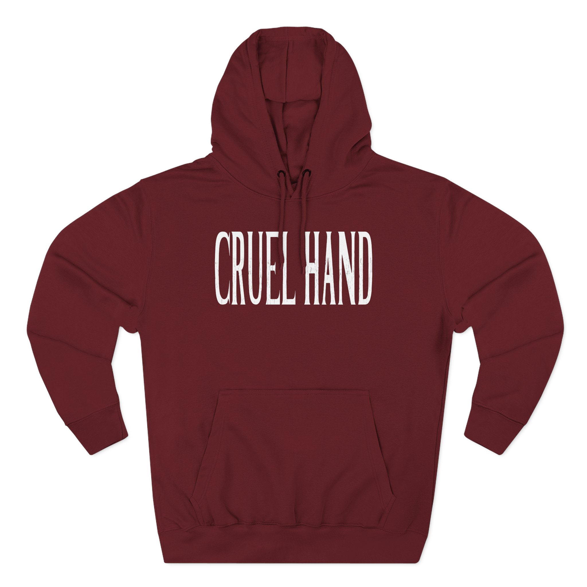 Cruel Hand Logo Three-Panel Fleece Hoodie - Image 15