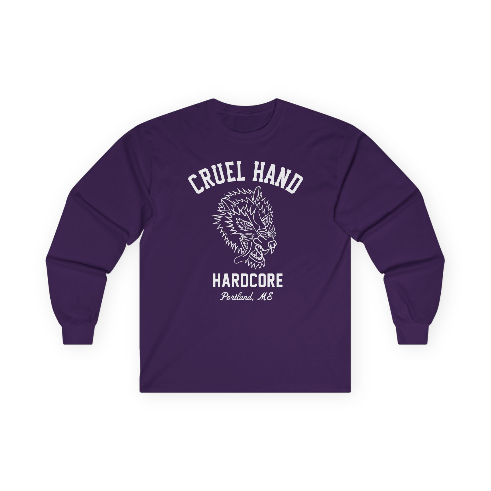 Cruel Hand Wolf Head Unisex Ultra Cotton Long Sleeve Tee - Image 15