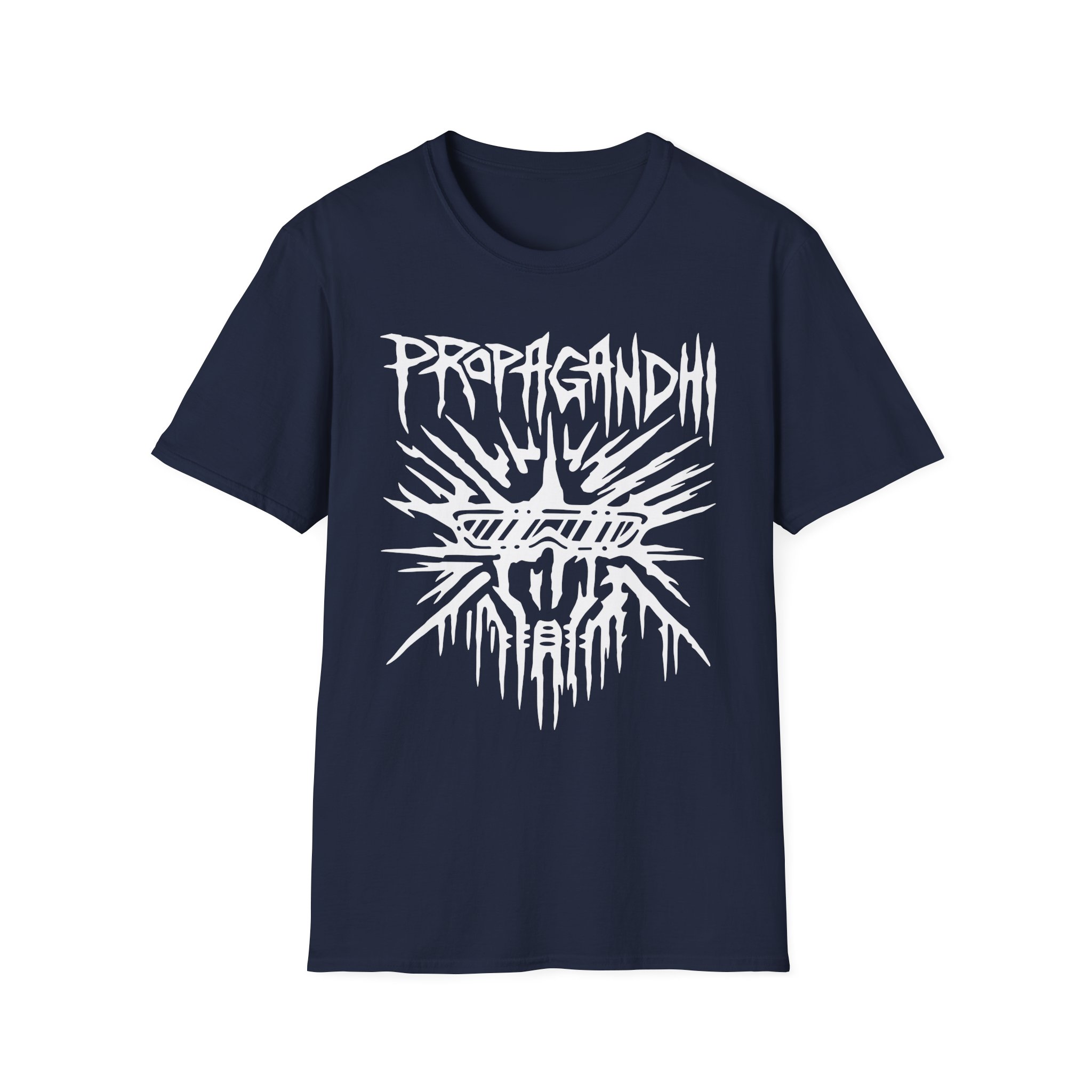 Propagandhi Buster Skull Unisex Softstyle T-Shirt - Image 17