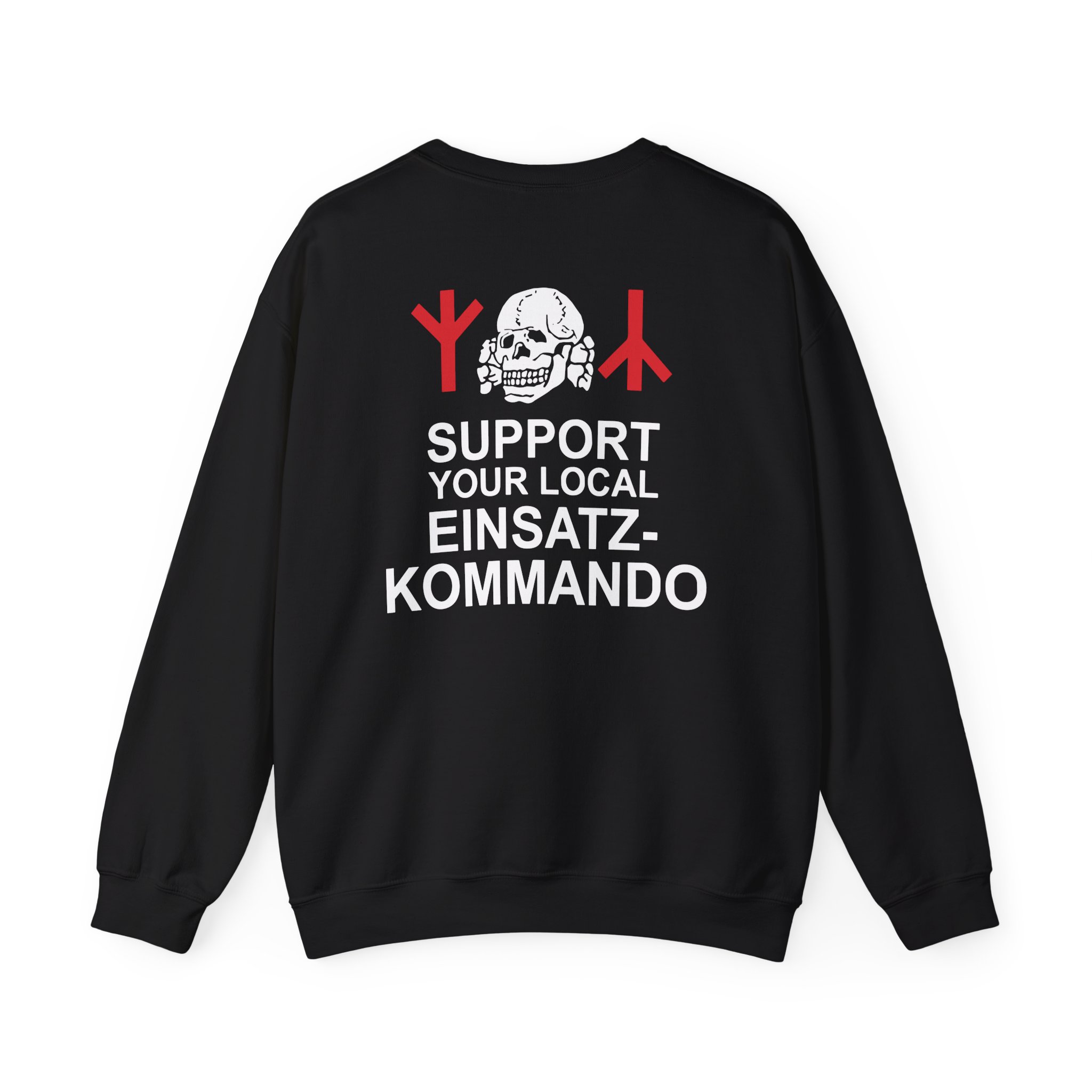 Burzum Support Your Local Einsatz Kommando Unisex Heavy Blend™ Crewneck Sweatshirt - Image 2