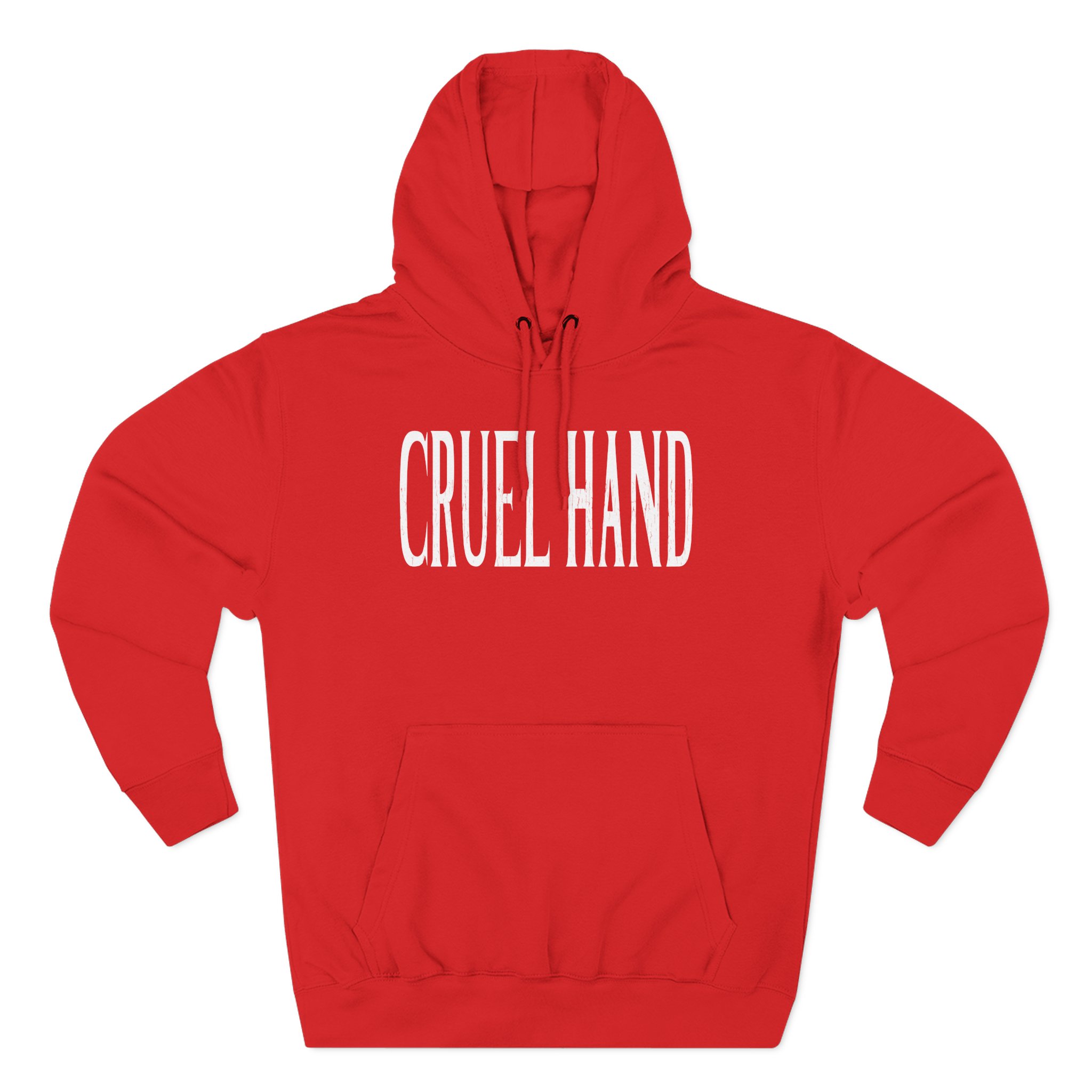 Cruel Hand Logo Three-Panel Fleece Hoodie - Image 13