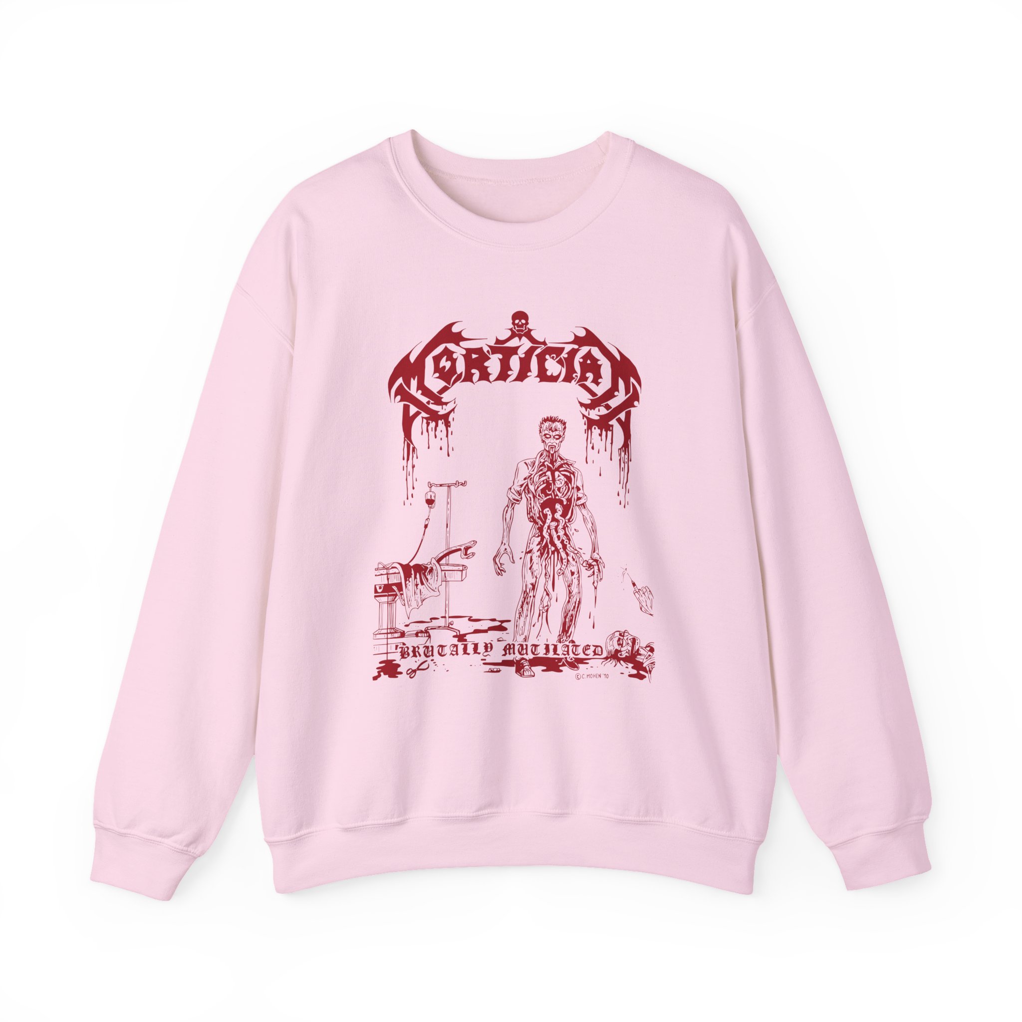 Mortician Brutally Mutilated Unisex Heavy Blend™ Crewneck Sweatshirt - Image 13