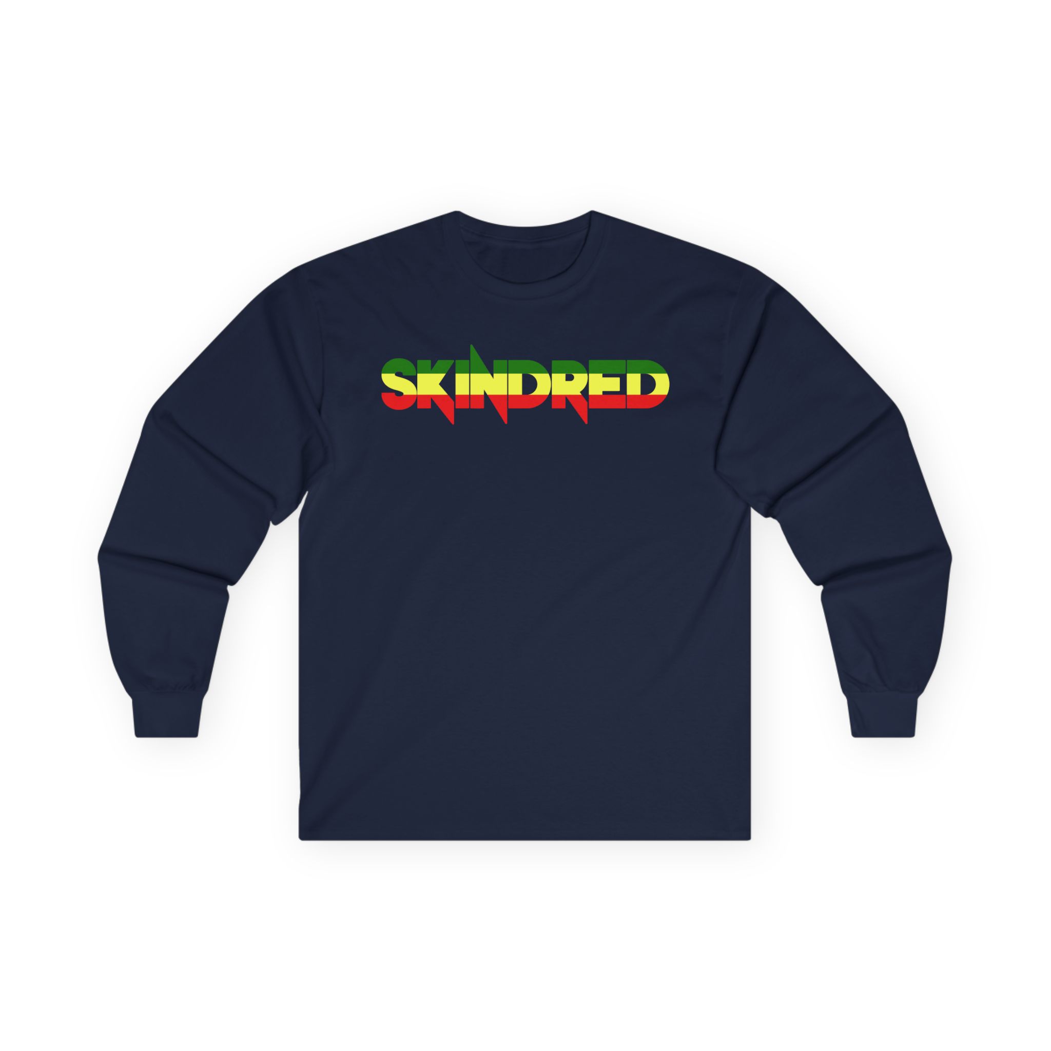 Skindred Rasta Logo Unisex Ultra Cotton Long Sleeve Tee - Image 9
