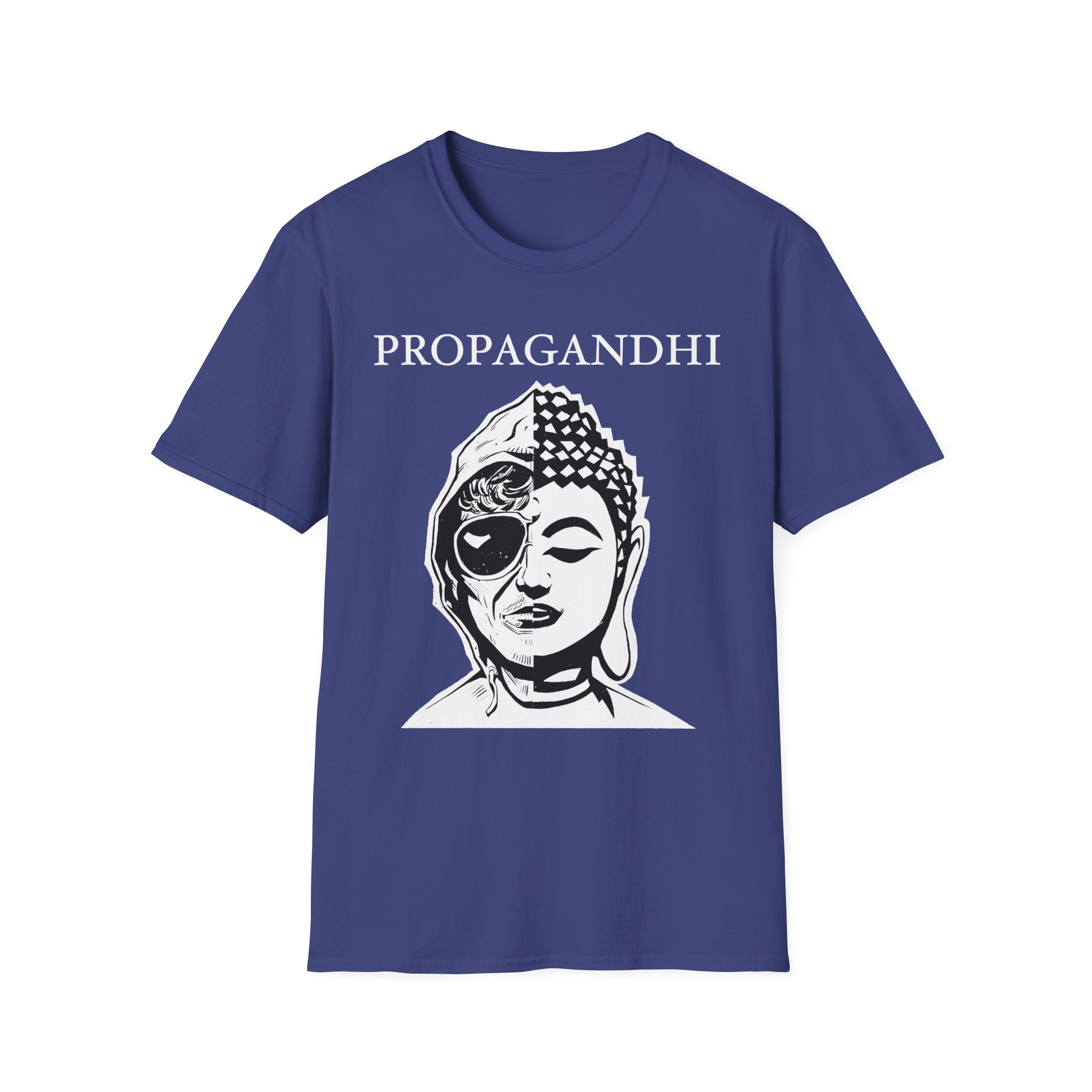 Propagandhi Ted Buddha Unisex Softstyle T-Shirt - Image 17