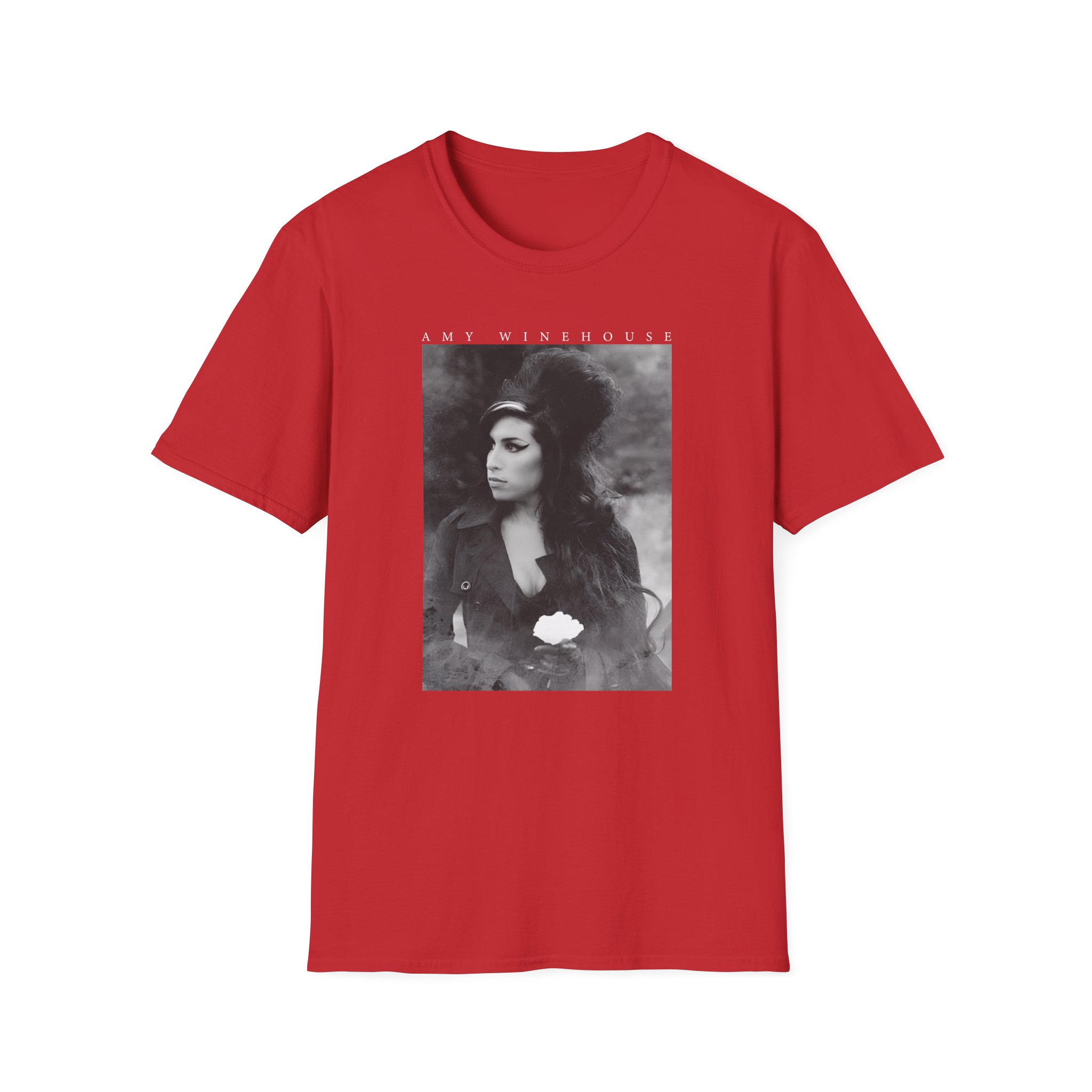 AWH Flower Portrait Unisex Softstyle T-Shirt - Image 21