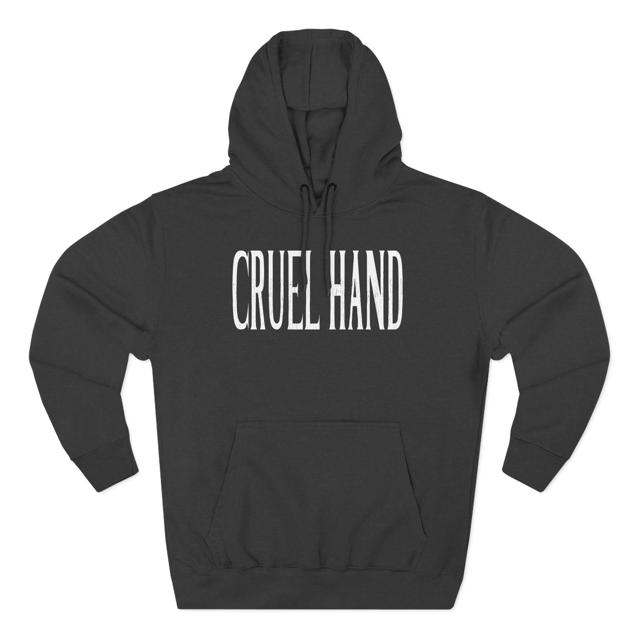 Cruel Hand Logo Three-Panel Fleece Hoodie - Image 3