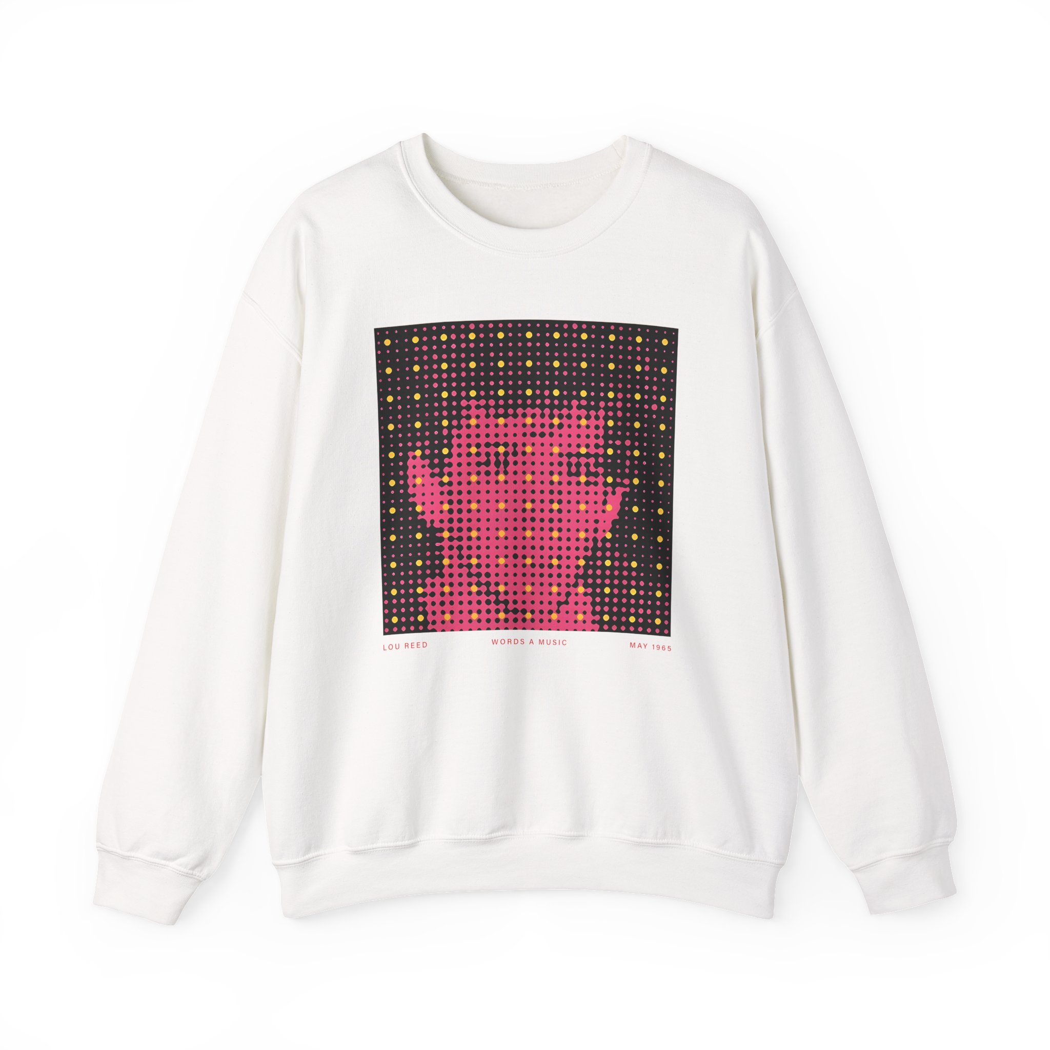 LR Words & Music, May 1965 Unisex Heavy Blend Crewneck Sweatshirt - Image 3