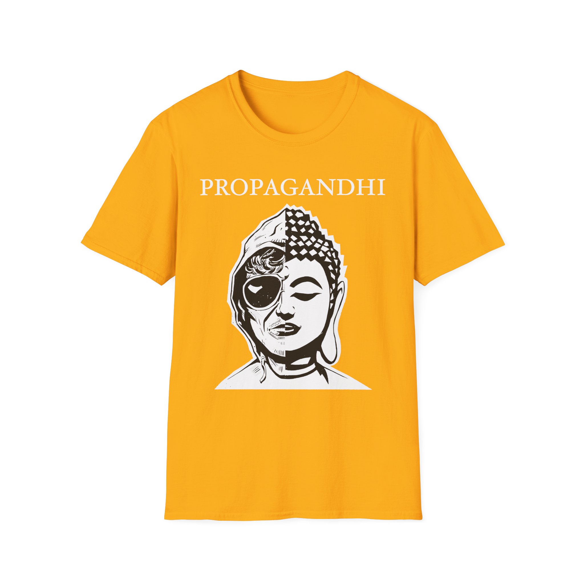 Propagandhi Ted Buddha Unisex Softstyle T-Shirt - Image 3