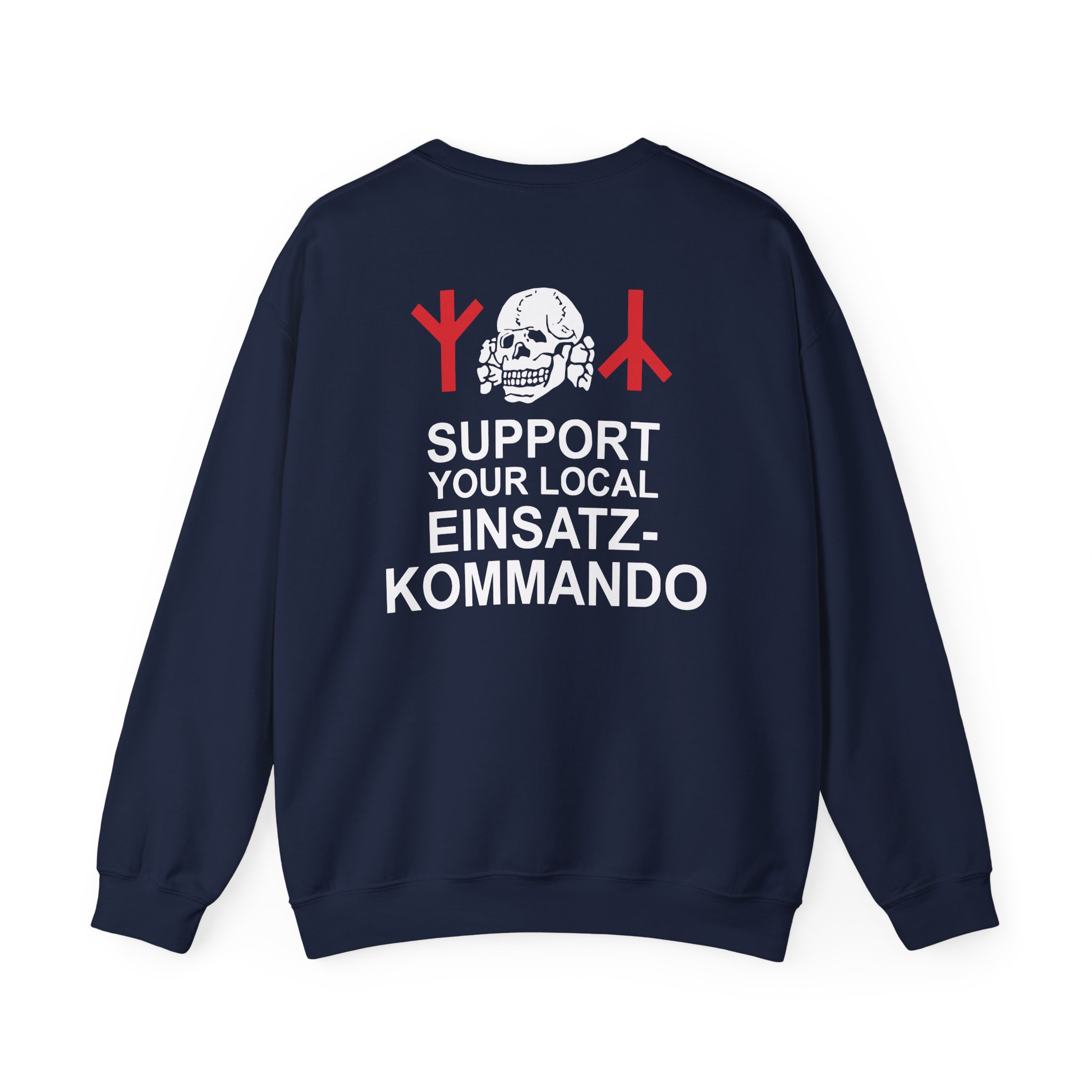 Burzum Support Your Local Einsatz Kommando Unisex Heavy Blend™ Crewneck Sweatshirt - Image 16