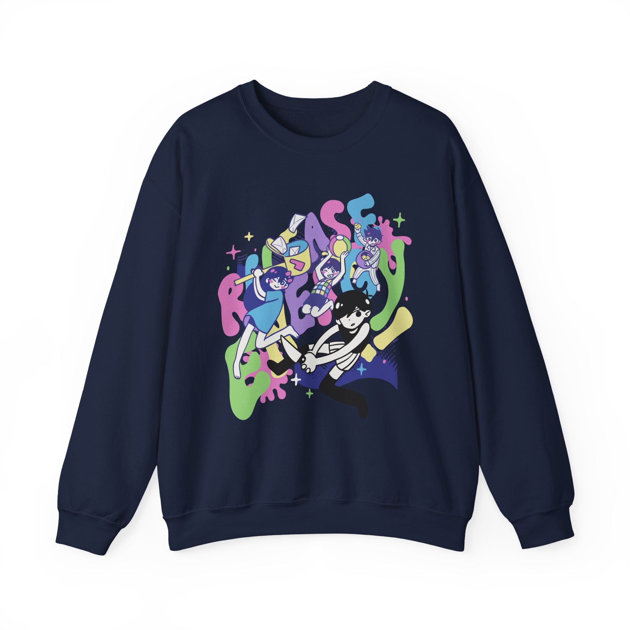 Omori Release Energy Unisex Heavy Blend™ Crewneck Sweatshirt - Image 17