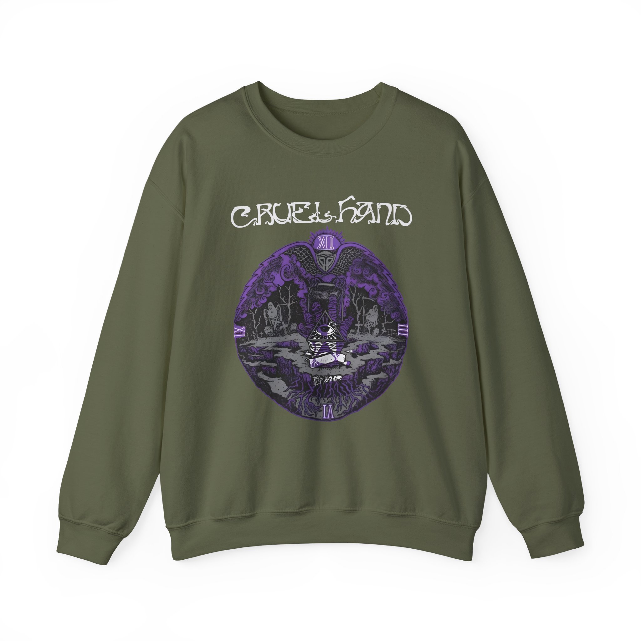 Cruel Hand Prying Eyes Unisex Heavy Blend™ Crewneck Sweatshirt - Image 7