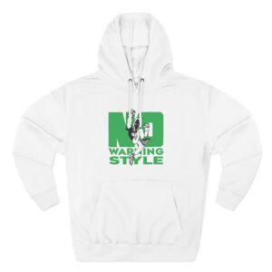 No Warning Three-Panel Fleece Hoodie
