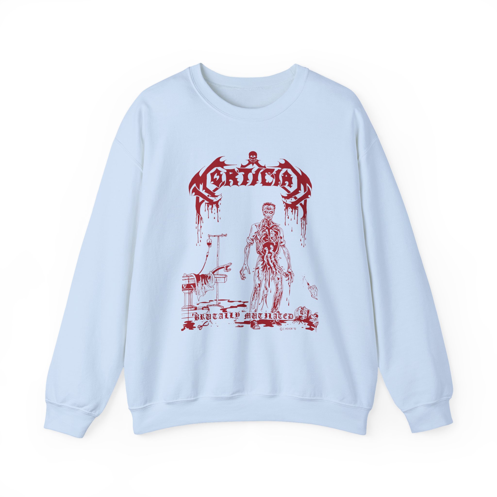 Mortician Brutally Mutilated Unisex Heavy Blend™ Crewneck Sweatshirt - Image 11