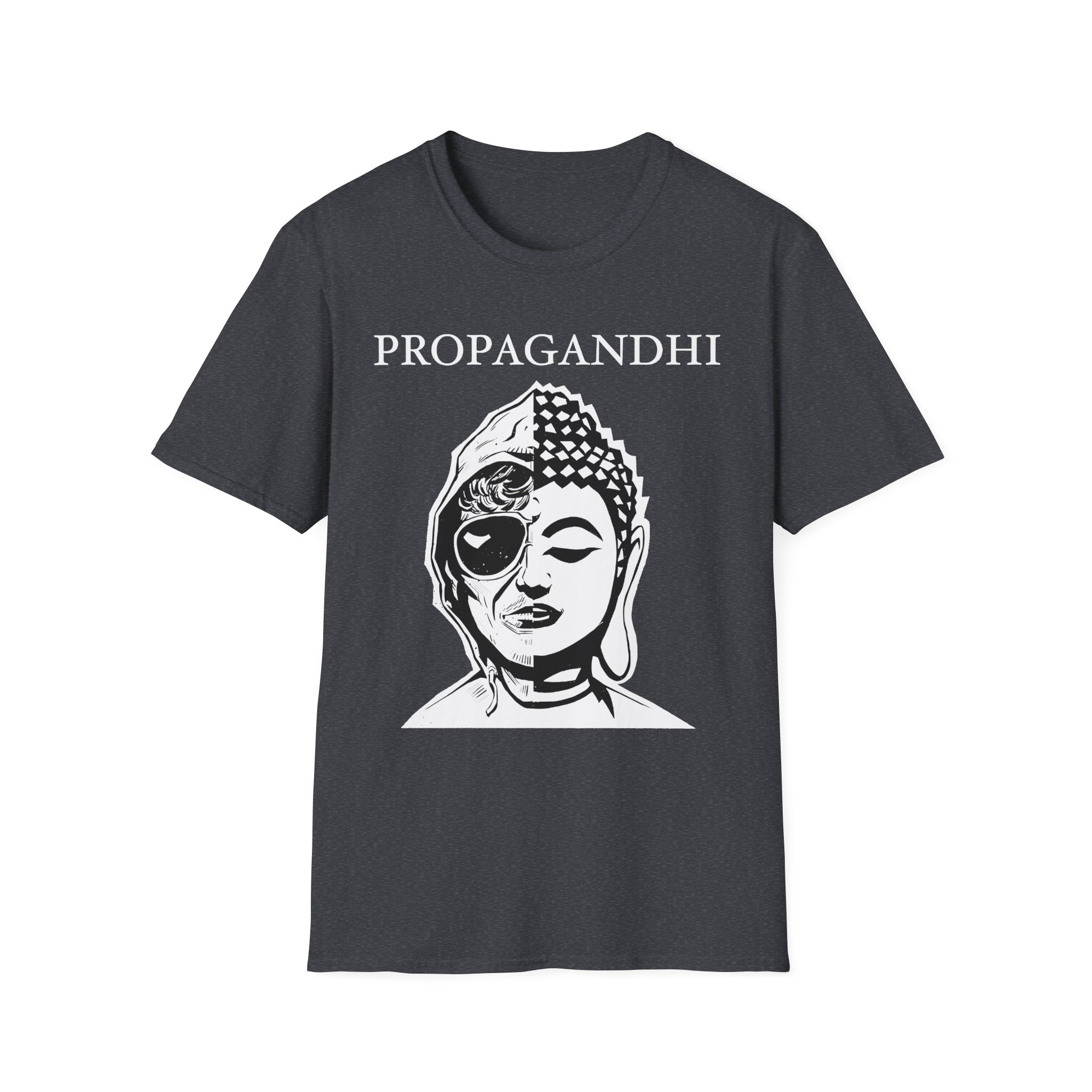 Propagandhi Ted Buddha Unisex Softstyle T-Shirt - Image 19