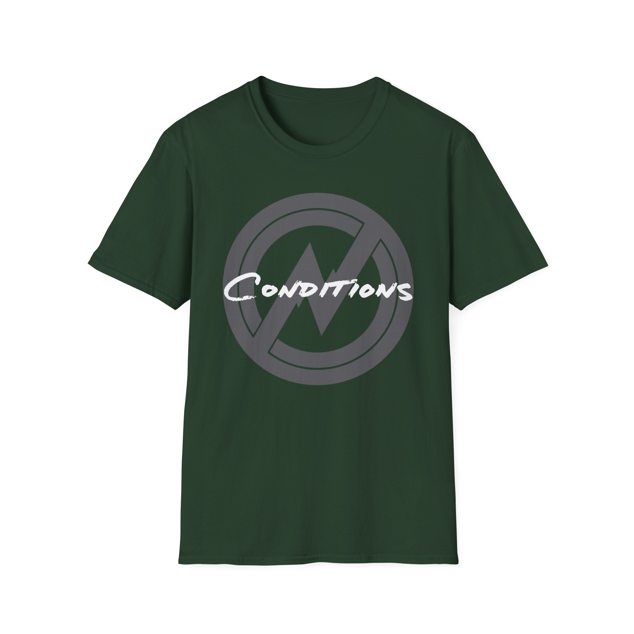 Conditions Circle Symbol Unisex Softstyle T-Shirt - Image 7