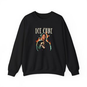 Ice Cube Chrome Flames Unisex Heavy Blend™ Crewneck Sweatshirt