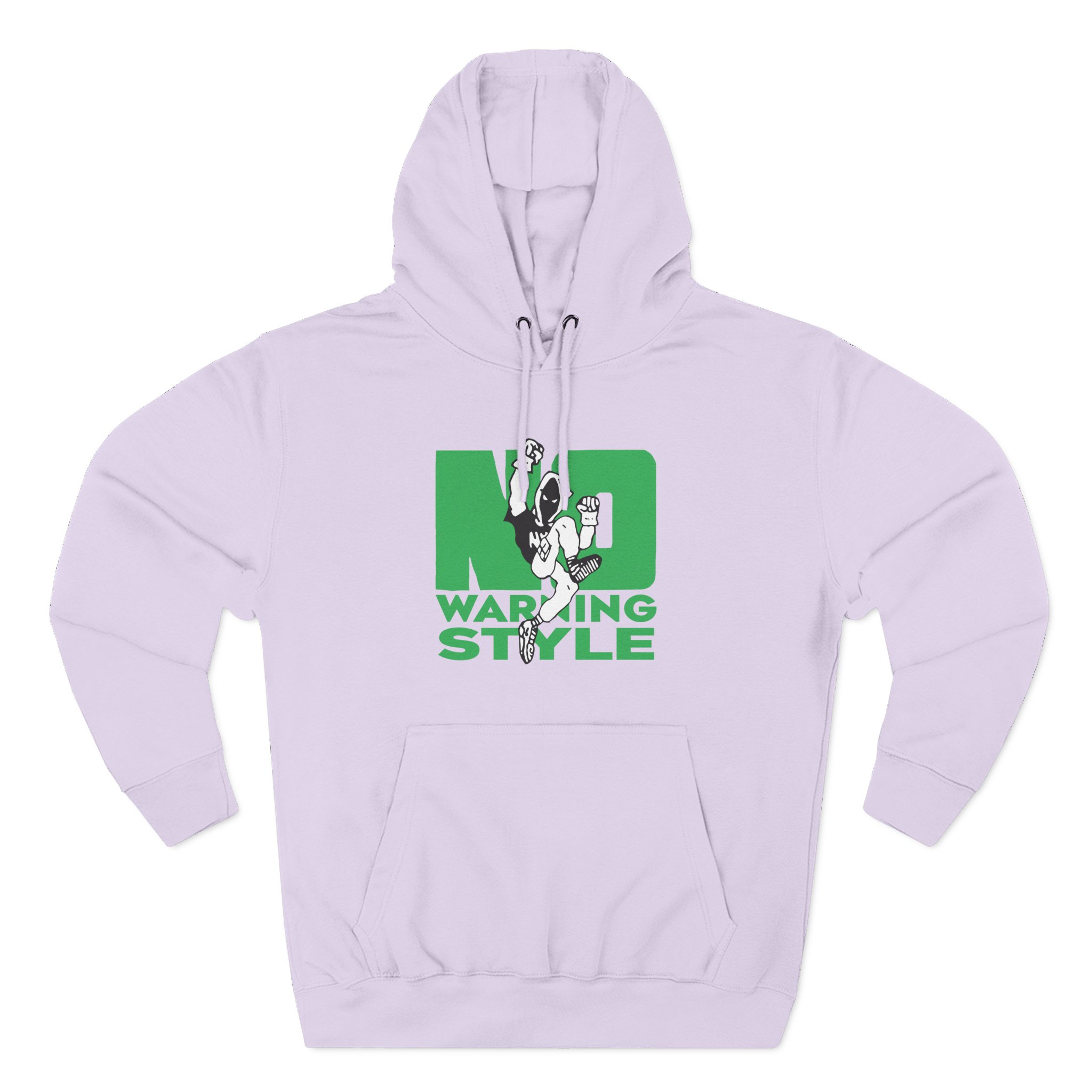 No Warning Three-Panel Fleece Hoodie - Image 13