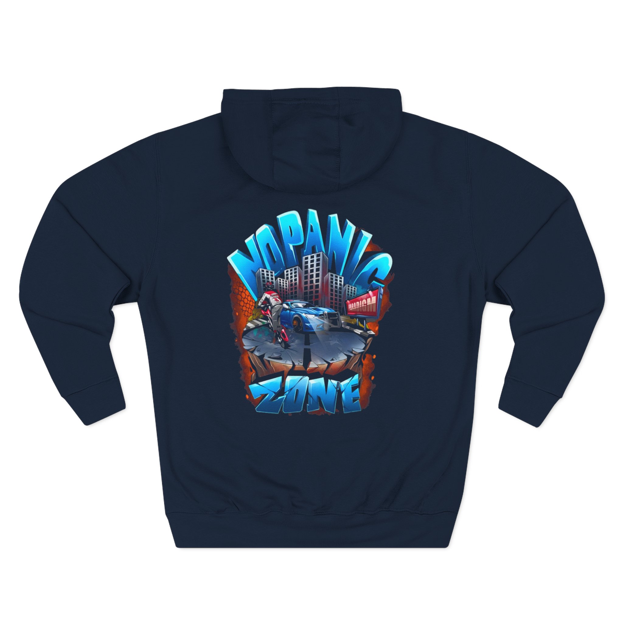 Braap Vlogs Npz Three-Panel Fleece Hoodie - Image 4