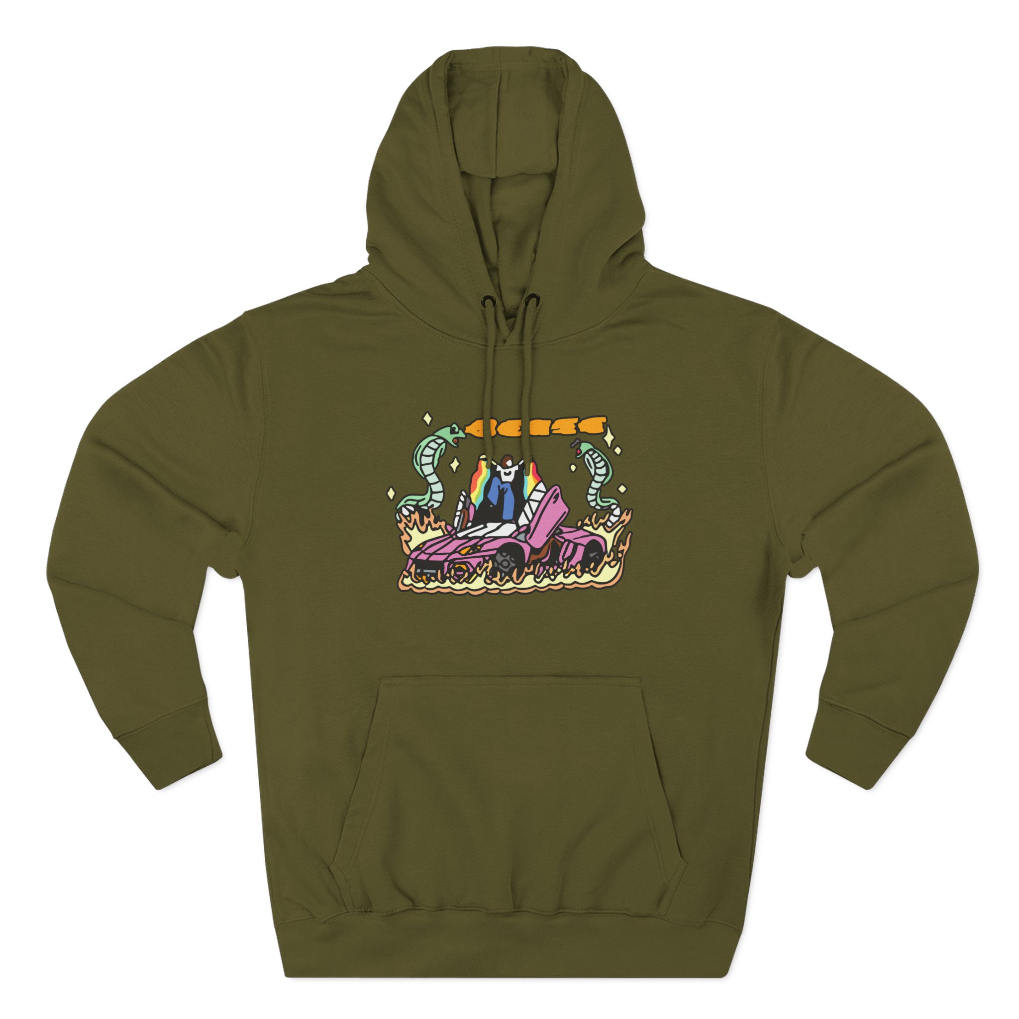 BE Car Three-Panel Fleece Hoodie - Image 19