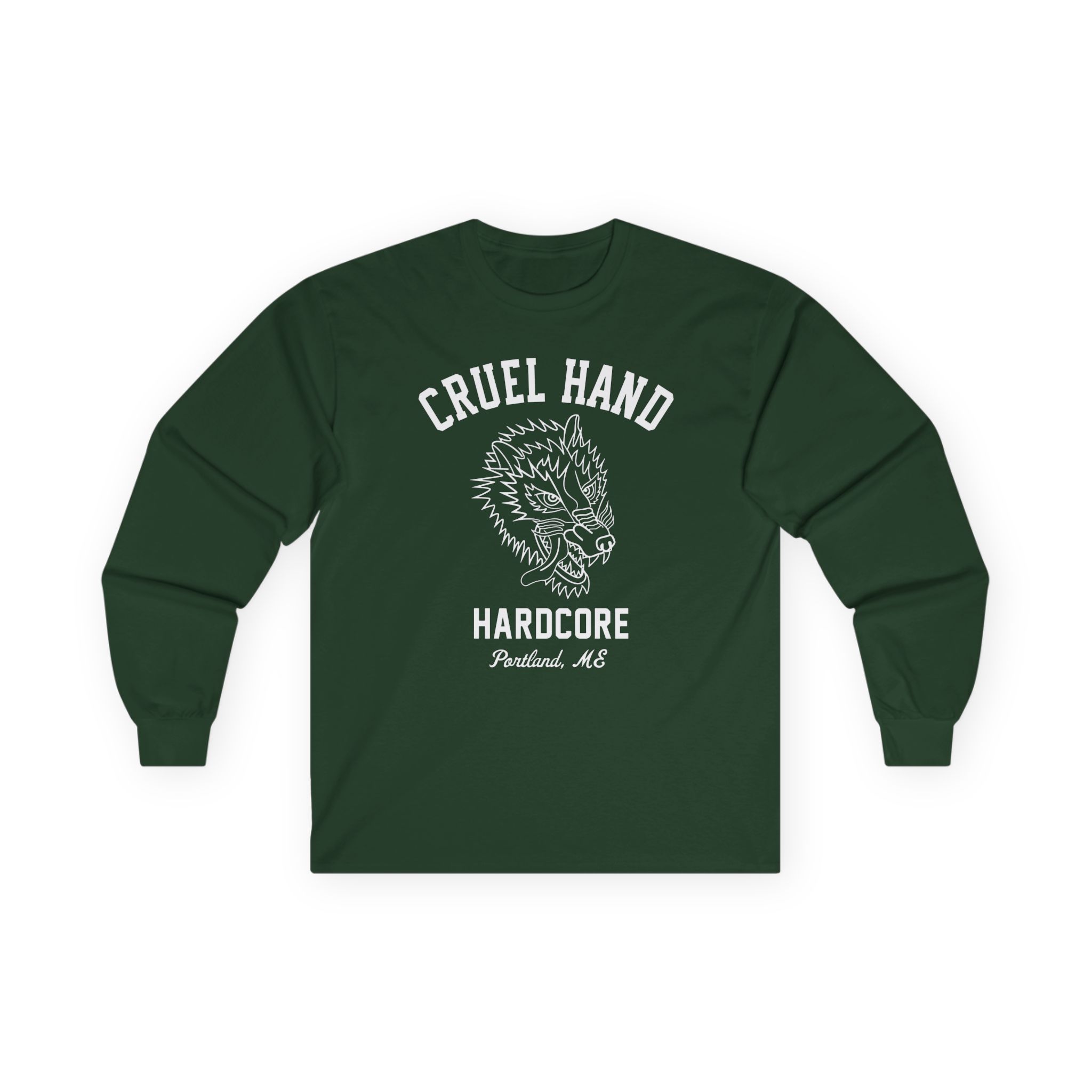 Cruel Hand Wolf Head Unisex Ultra Cotton Long Sleeve Tee - Image 5