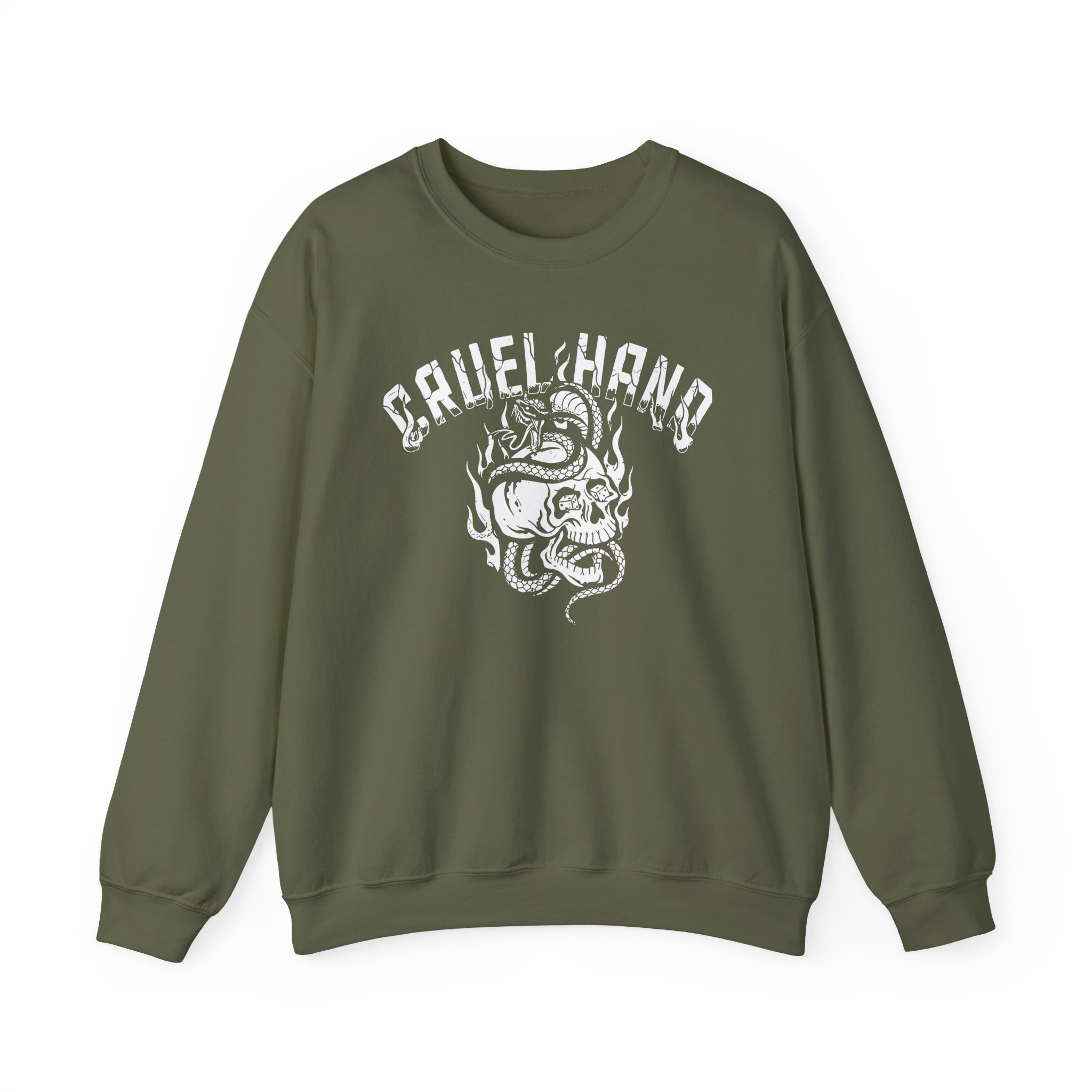 Cruel Hand Cobra Skull Unisex Heavy Blend™ Crewneck Sweatshirt - Image 9