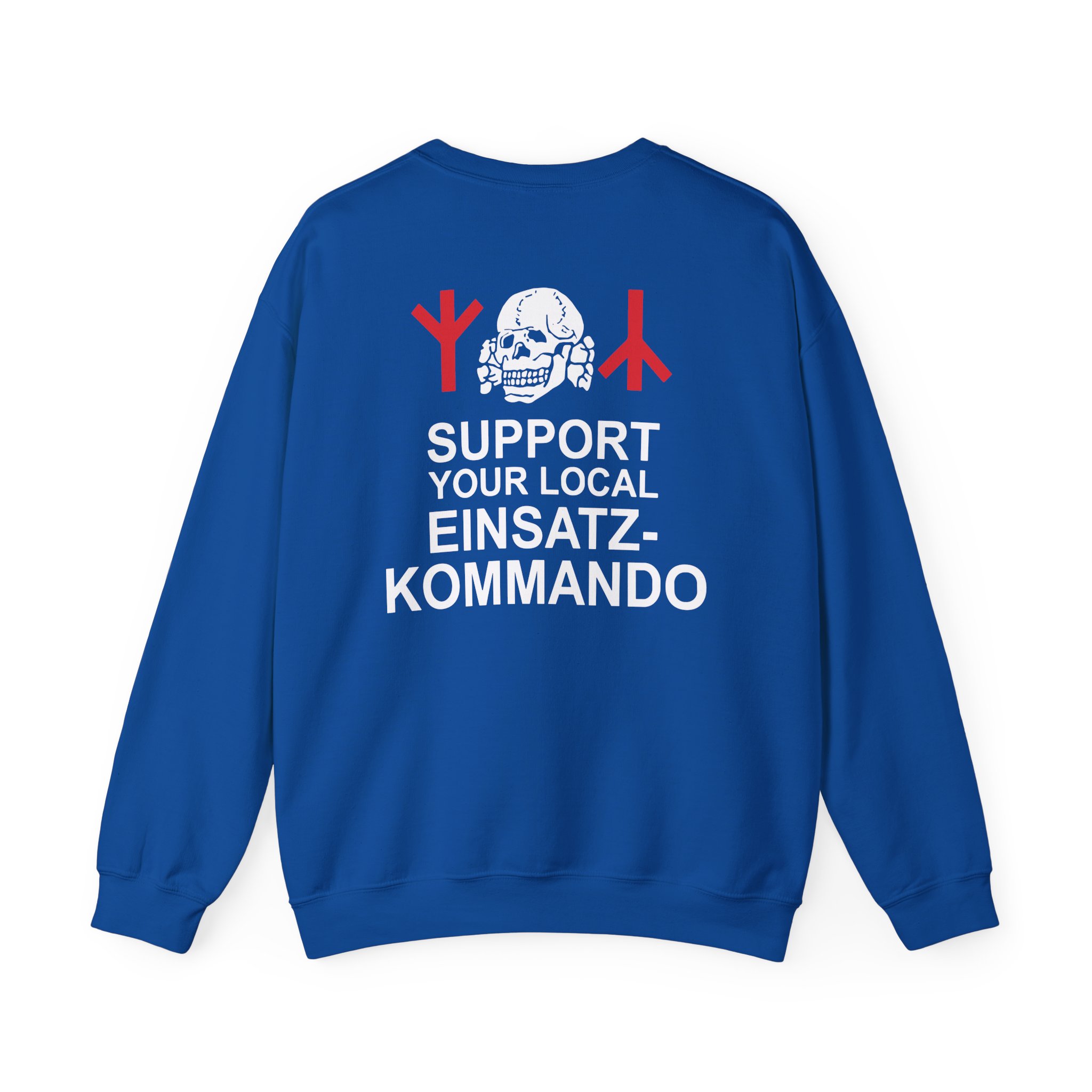 Burzum Support Your Local Einsatz Kommando Unisex Heavy Blend™ Crewneck Sweatshirt - Image 14