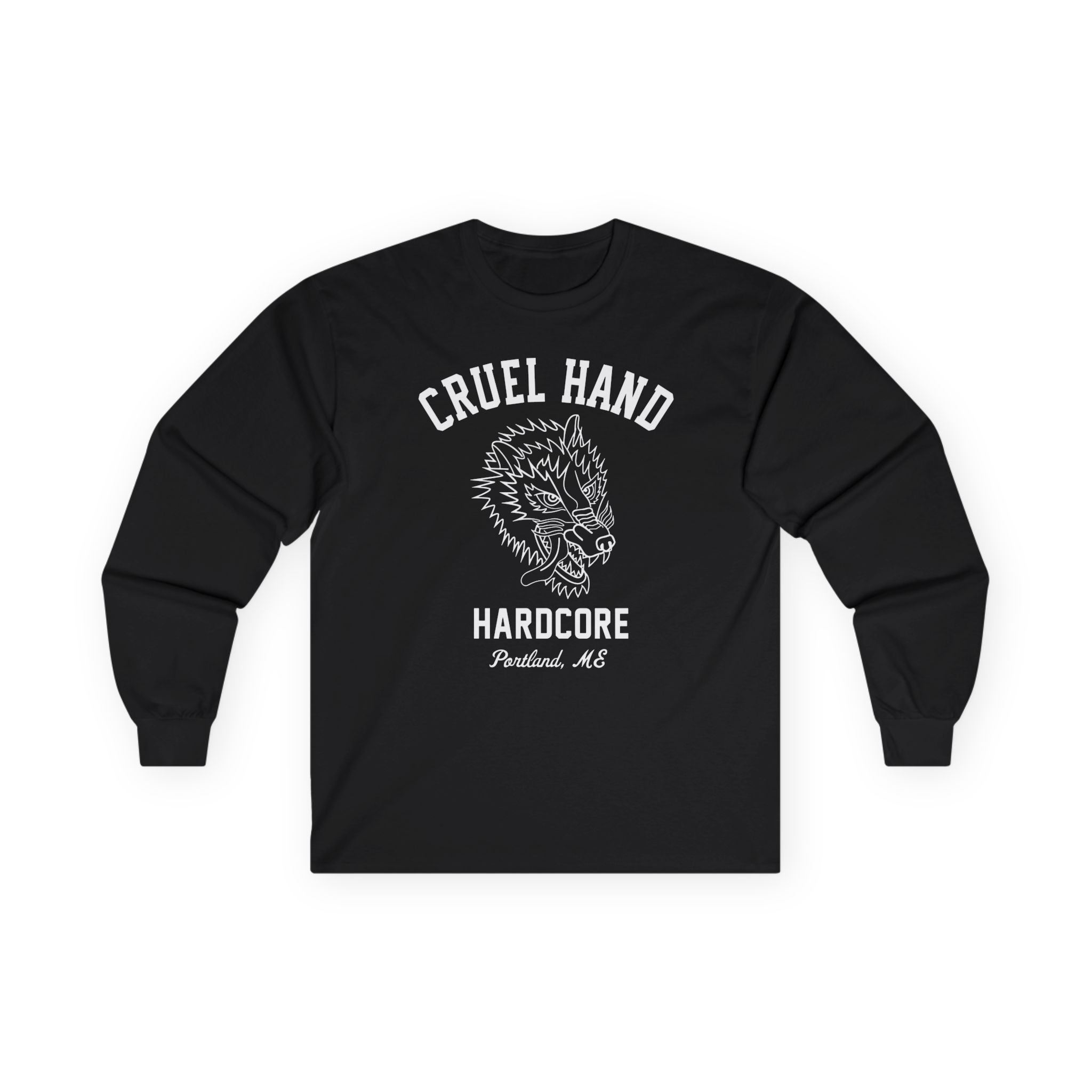 Cruel Hand Wolf Head Unisex Ultra Cotton Long Sleeve Tee