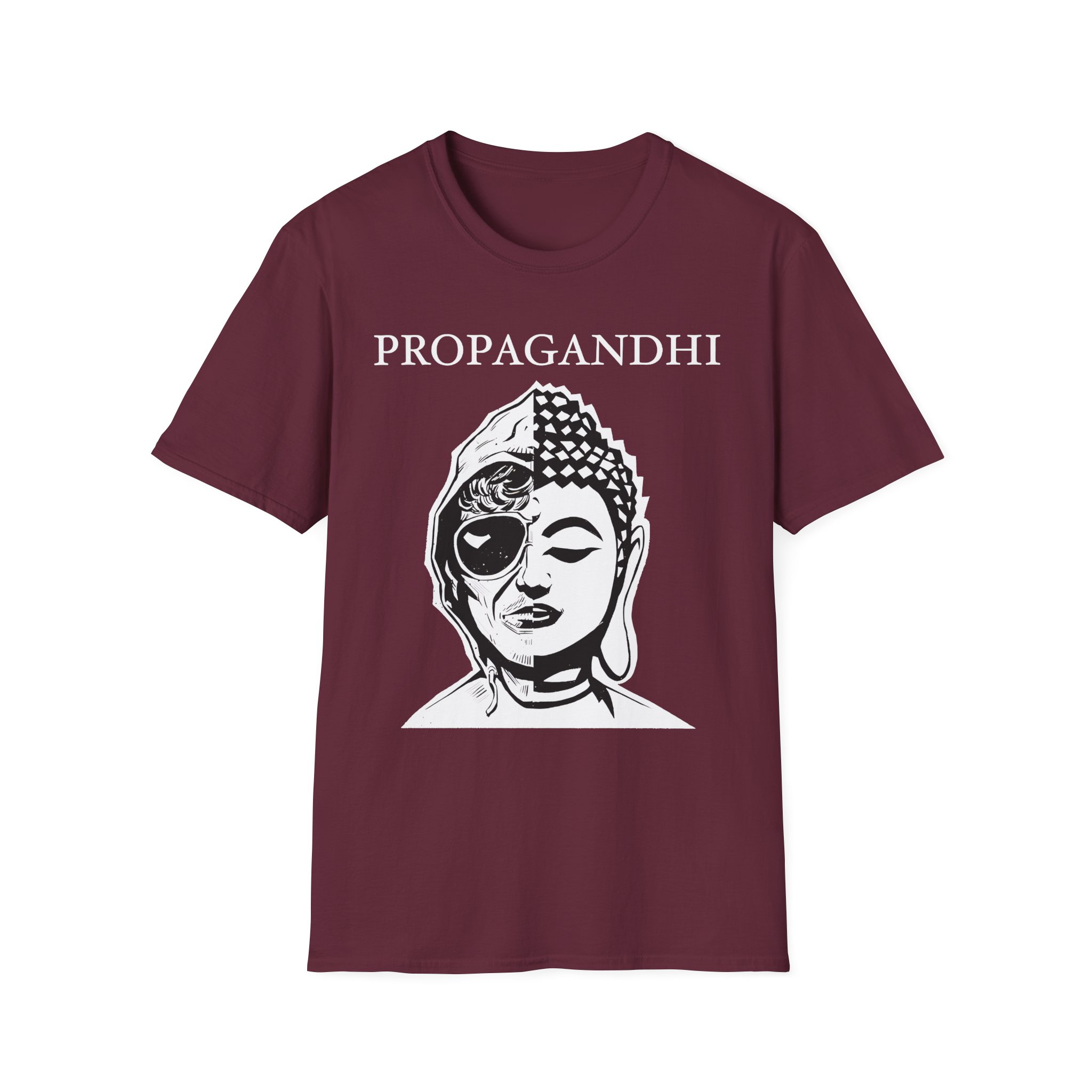 Propagandhi Ted Buddha Unisex Softstyle T-Shirt - Image 5
