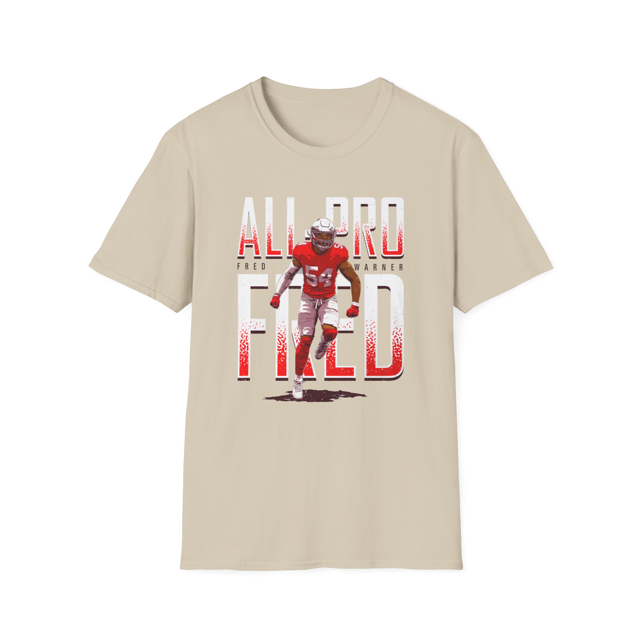 Fred Warner All Pro Fred Unisex Softstyle T-Shirt - Image 3