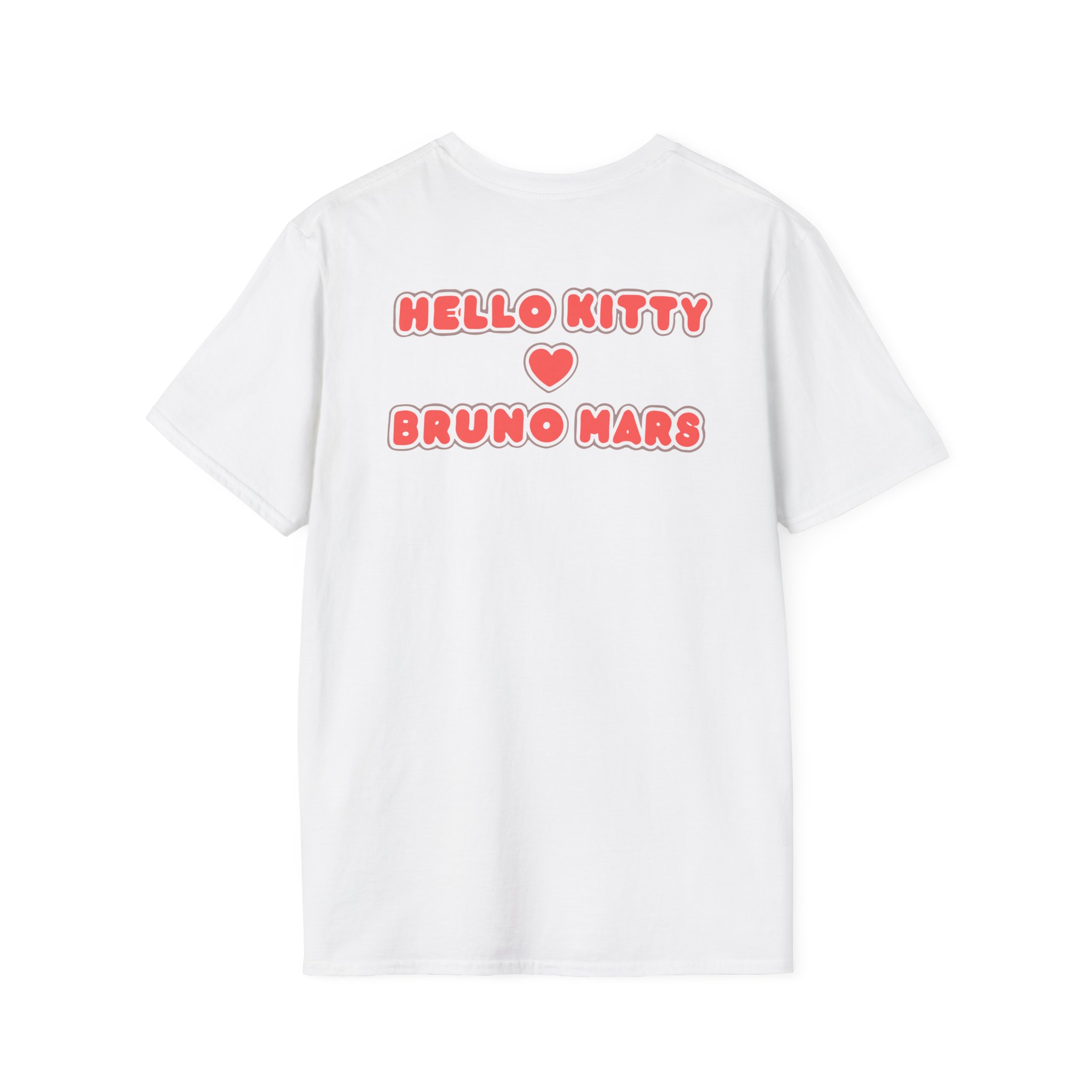 Bruno Mars X Hello Kitty Unisex Softstyle T-Shirt - Image 4