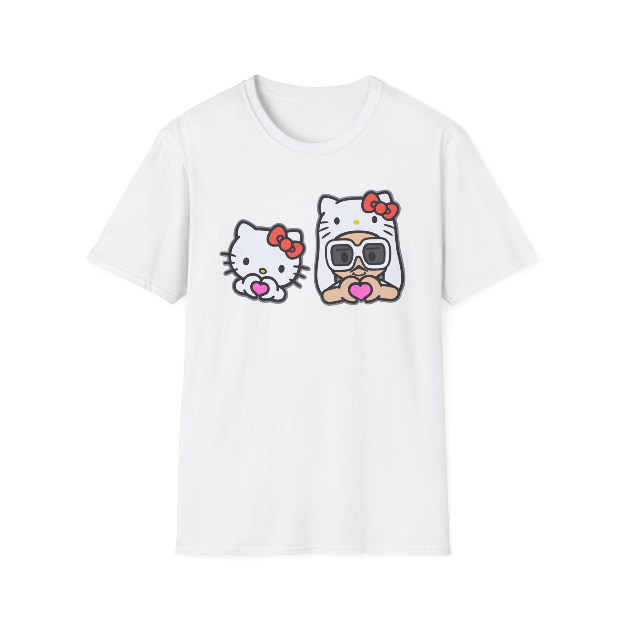 Bruno Mars X Hello Kitty Unisex Softstyle T-Shirt - Image 3