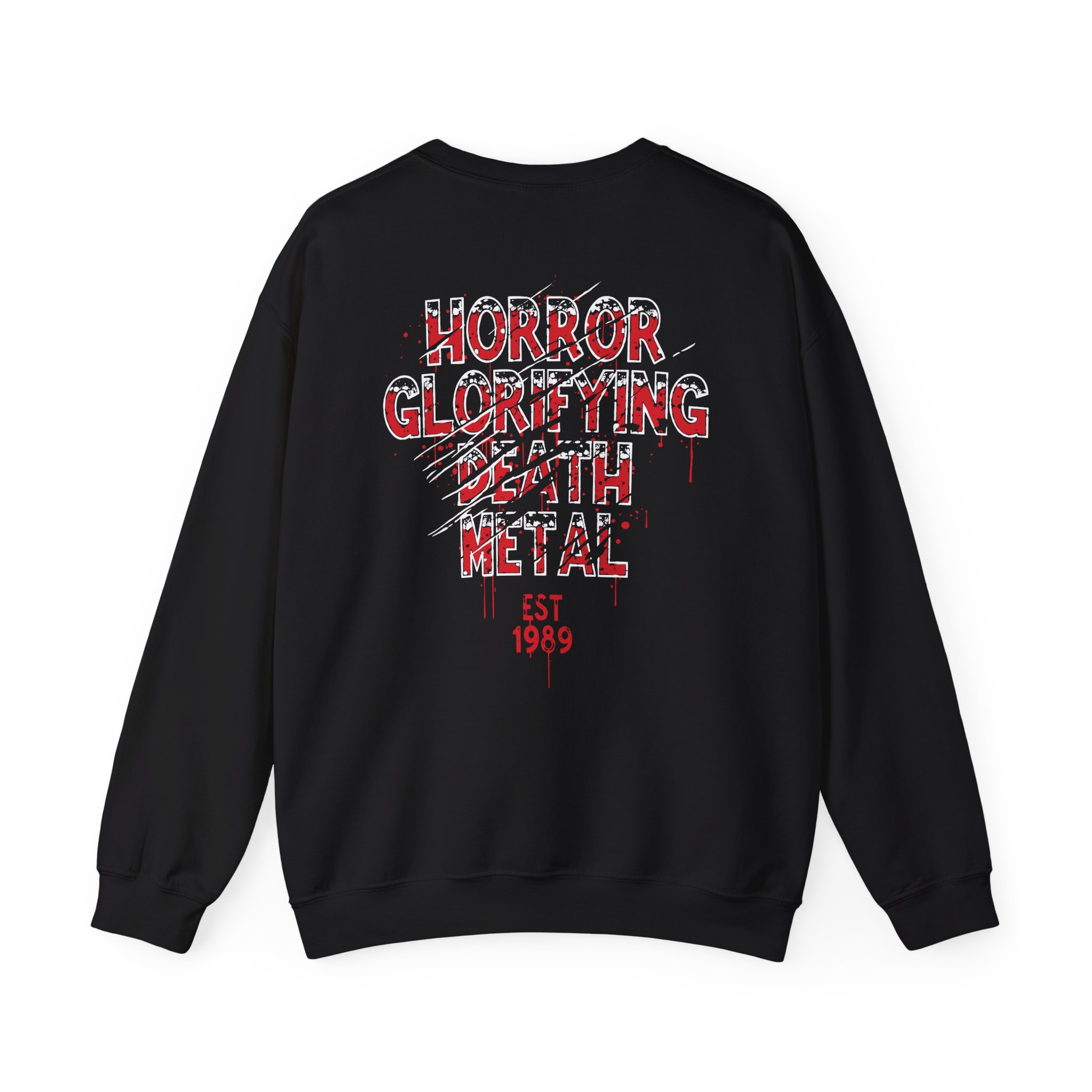 Mortician Horror Death Metal Unisex Heavy Blend™ Crewneck Sweatshirt - Image 2