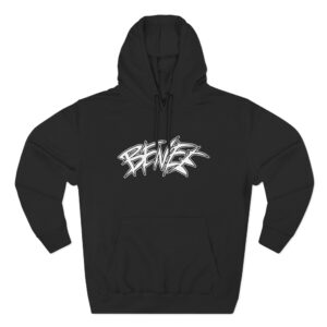 BE Logo Three-Panel Fleece Hoodie