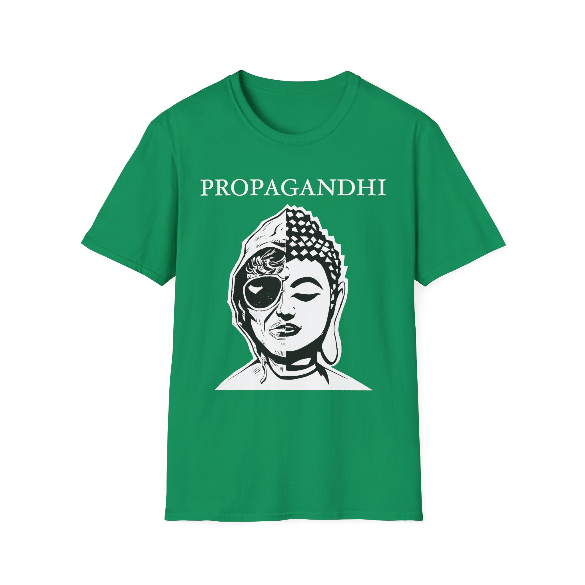 Propagandhi Ted Buddha Unisex Softstyle T-Shirt - Image 11
