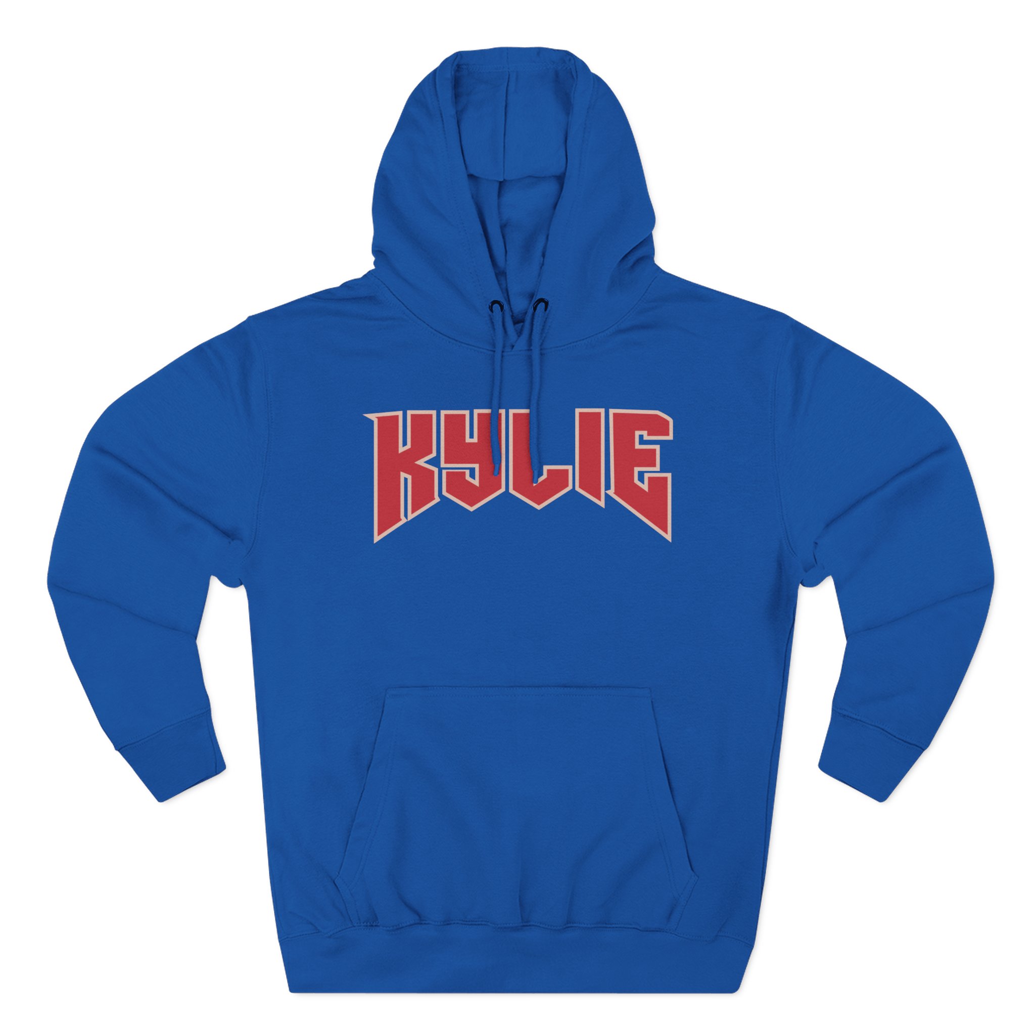 Kylie Jenner Sweat Capuche Logo Three-Panel Fleece Hoodie - Image 7