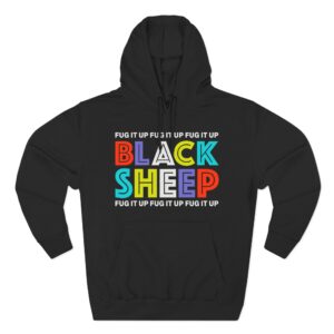 Black Sheep Fug It Up Three-Panel Fleece Hoodie