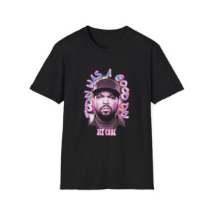 Ice Cube Airbrush Portrait Unisex Softstyle T-shirt