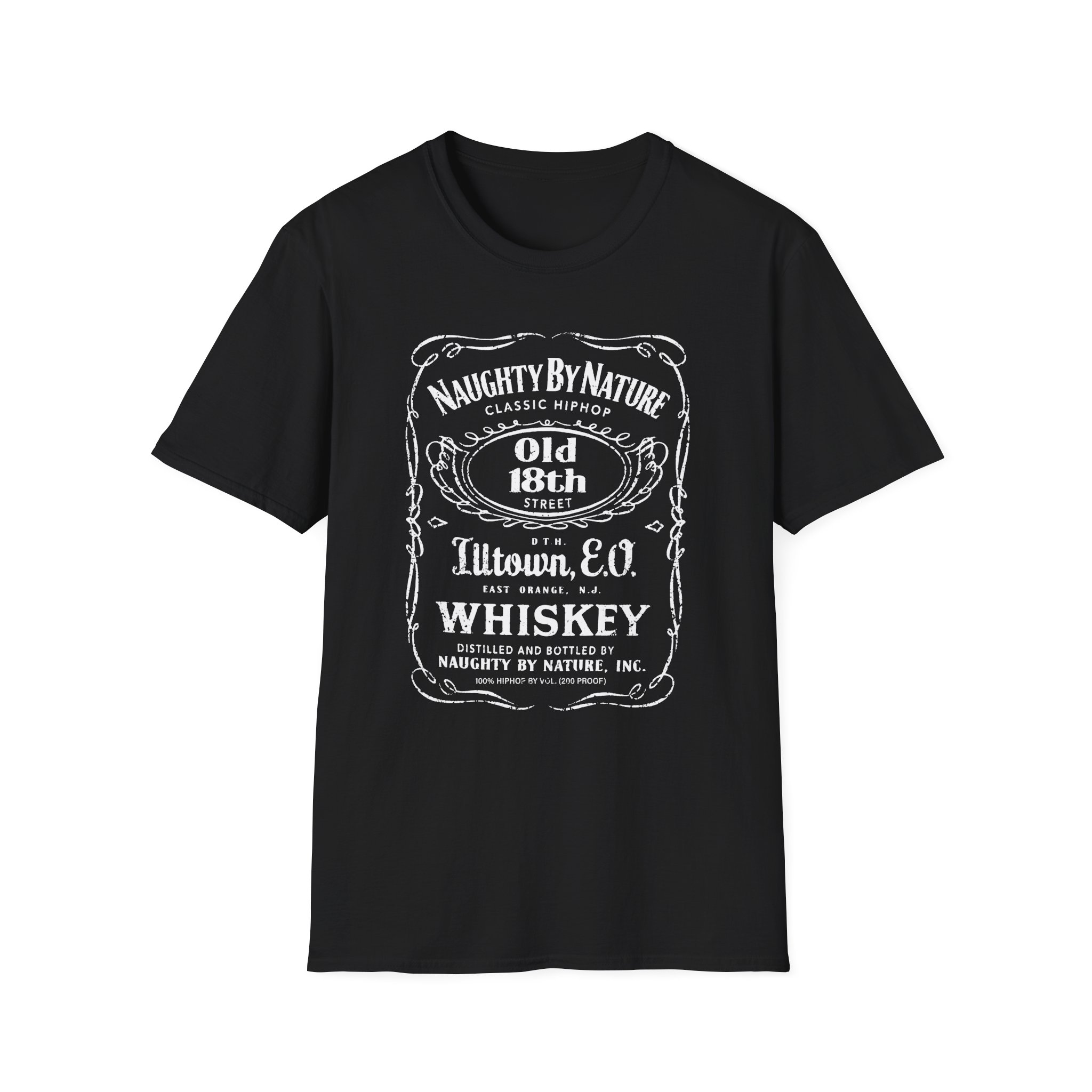 Naughty by Nature Old 18th St. Illtown Whiskey Unisex Softstyle T-Shirt
