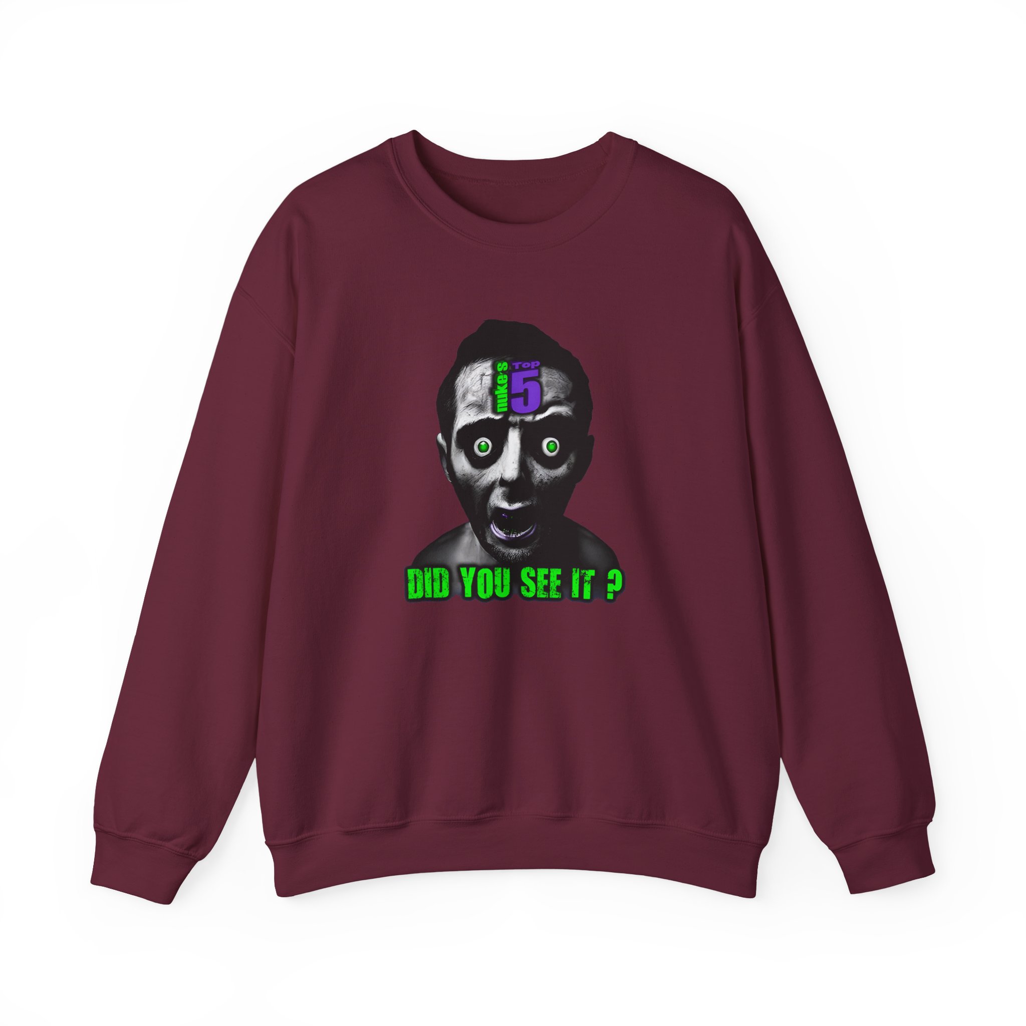 Nuke's Top 5 Ol' Bug Eyes Unisex Heavy Blend™ Crewneck Sweatshirt - Image 3