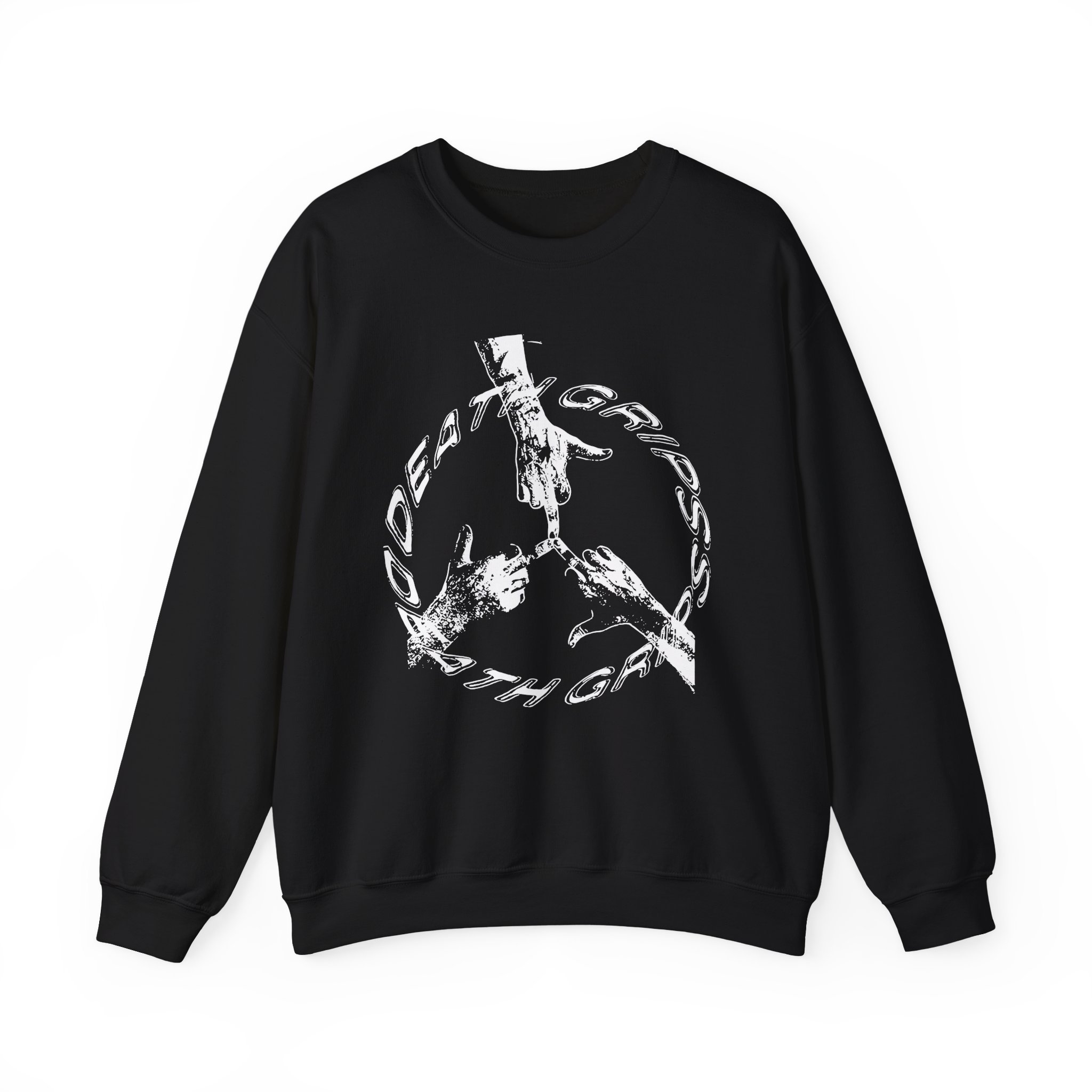 Death Grips Peace Unisex Heavy Blend™ Crewneck Sweatshirt