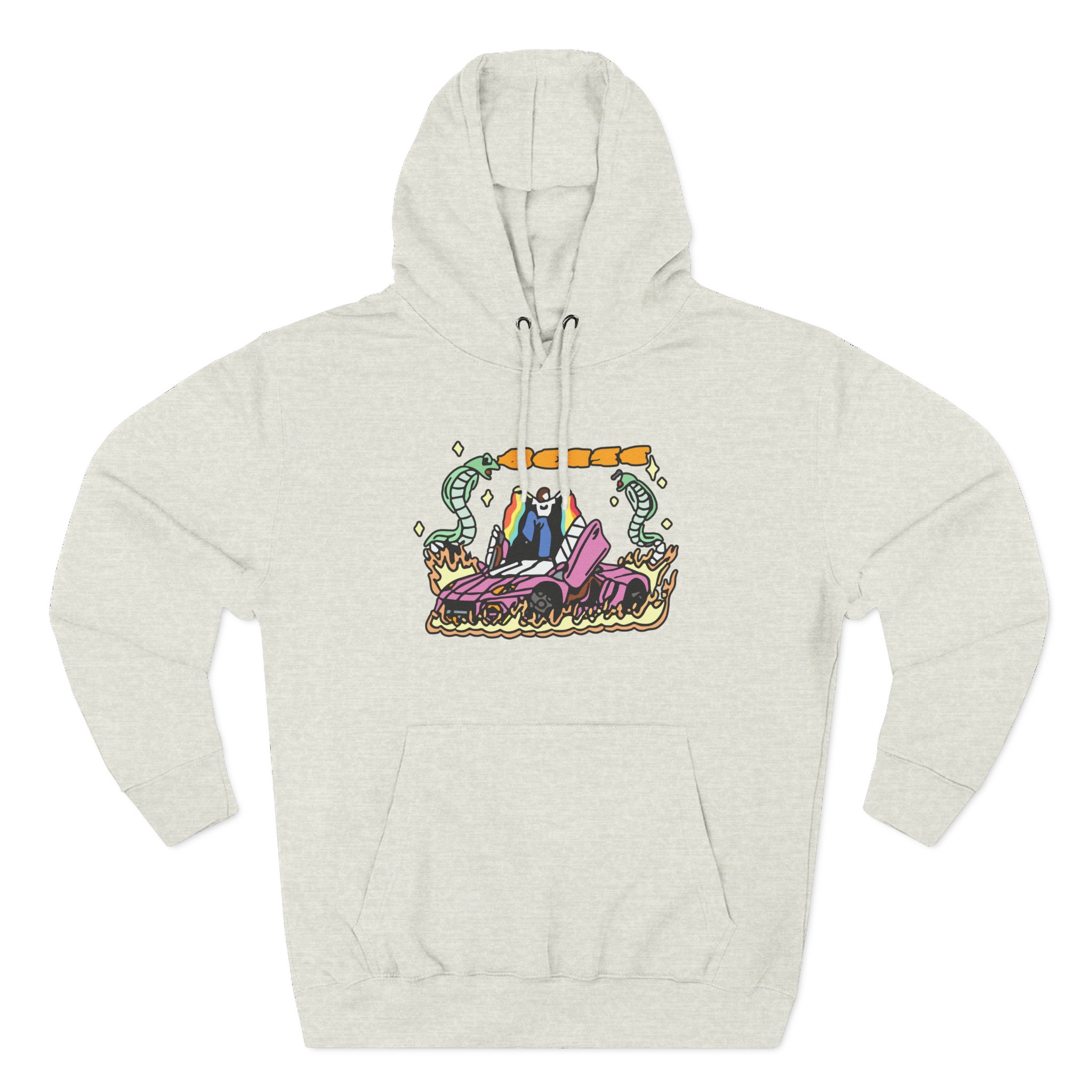 BE Car Three-Panel Fleece Hoodie - Image 11