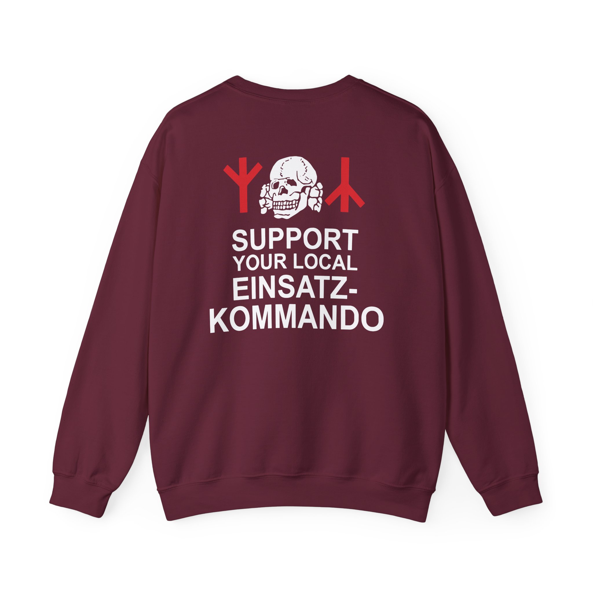 Burzum Support Your Local Einsatz Kommando Unisex Heavy Blend™ Crewneck Sweatshirt - Image 6