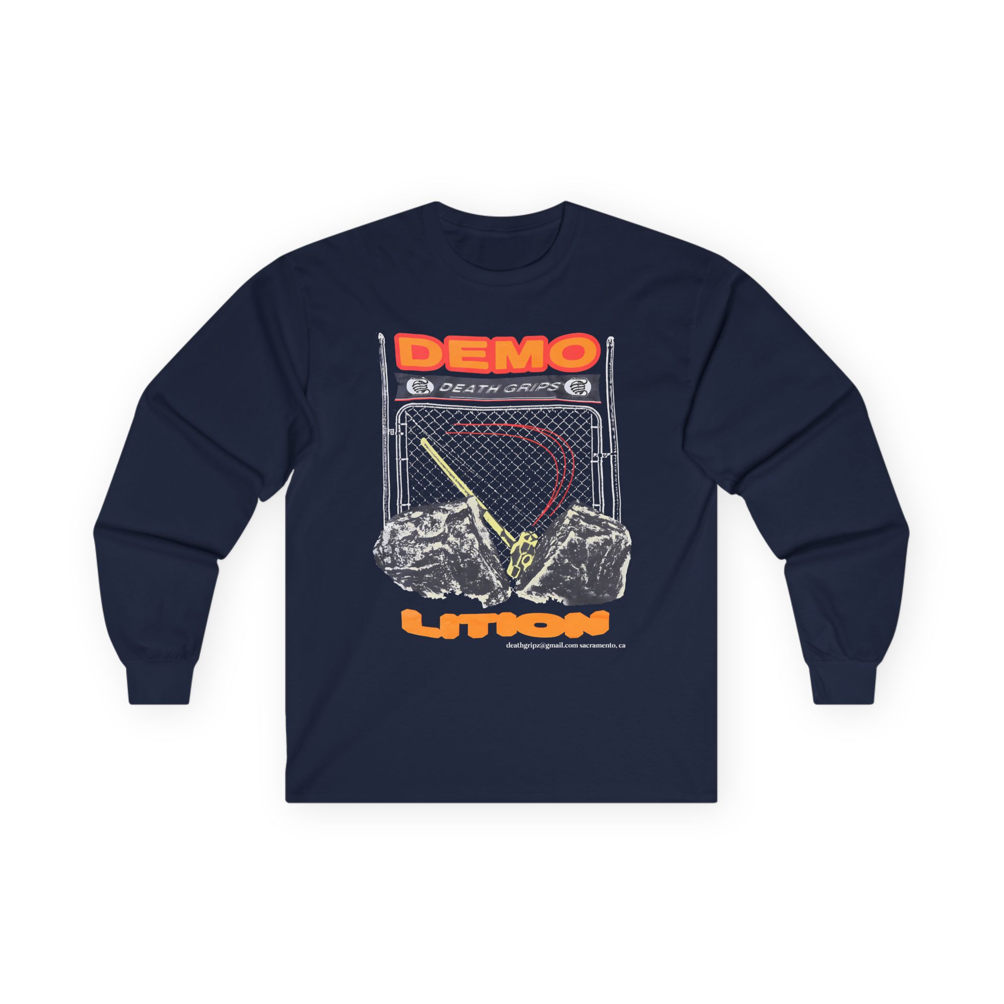 Death Grips Demolition Unisex Ultra Cotton Long Sleeve Tee - Image 13