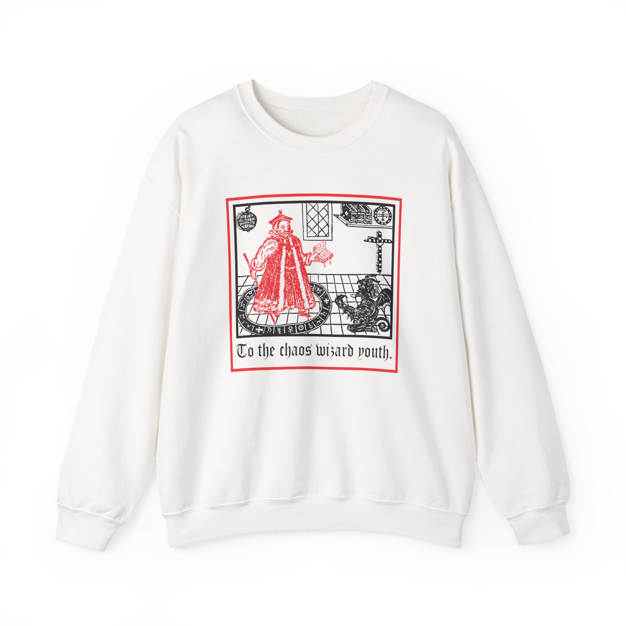 Thou Chaos Wizard Unisex Heavy Blend™ Crewneck Sweatshirt