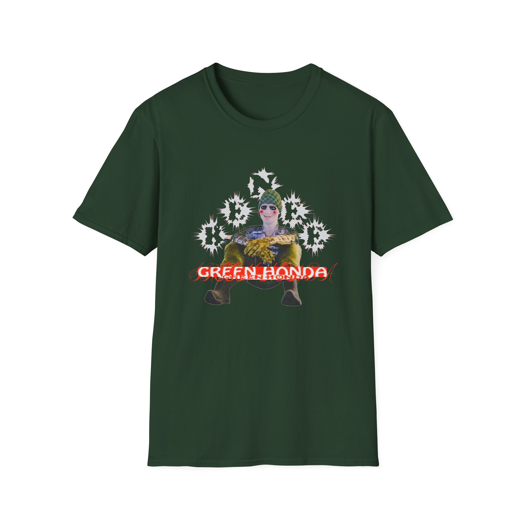 BE Green Honda Unisex Softstyle T-Shirt - Image 9