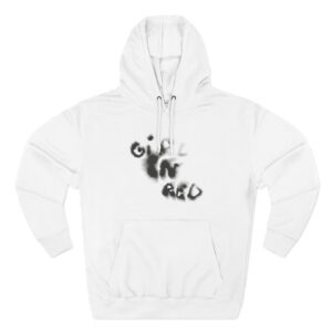 Girl in Red Three-Panel Fleece Hoodie