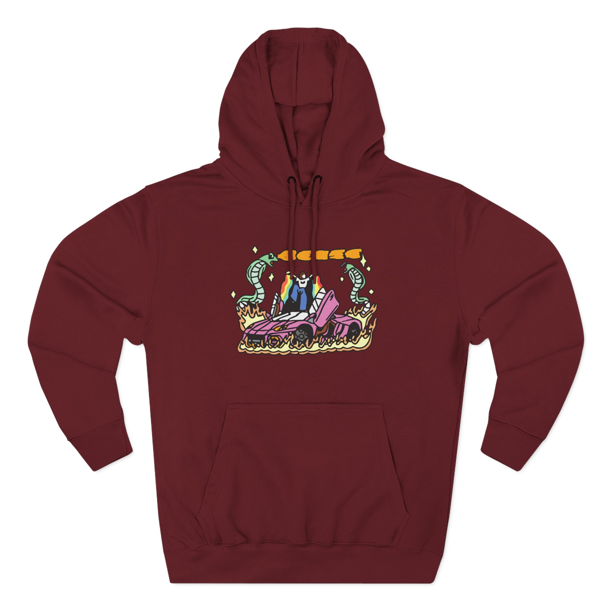 BE Car Three-Panel Fleece Hoodie - Image 29
