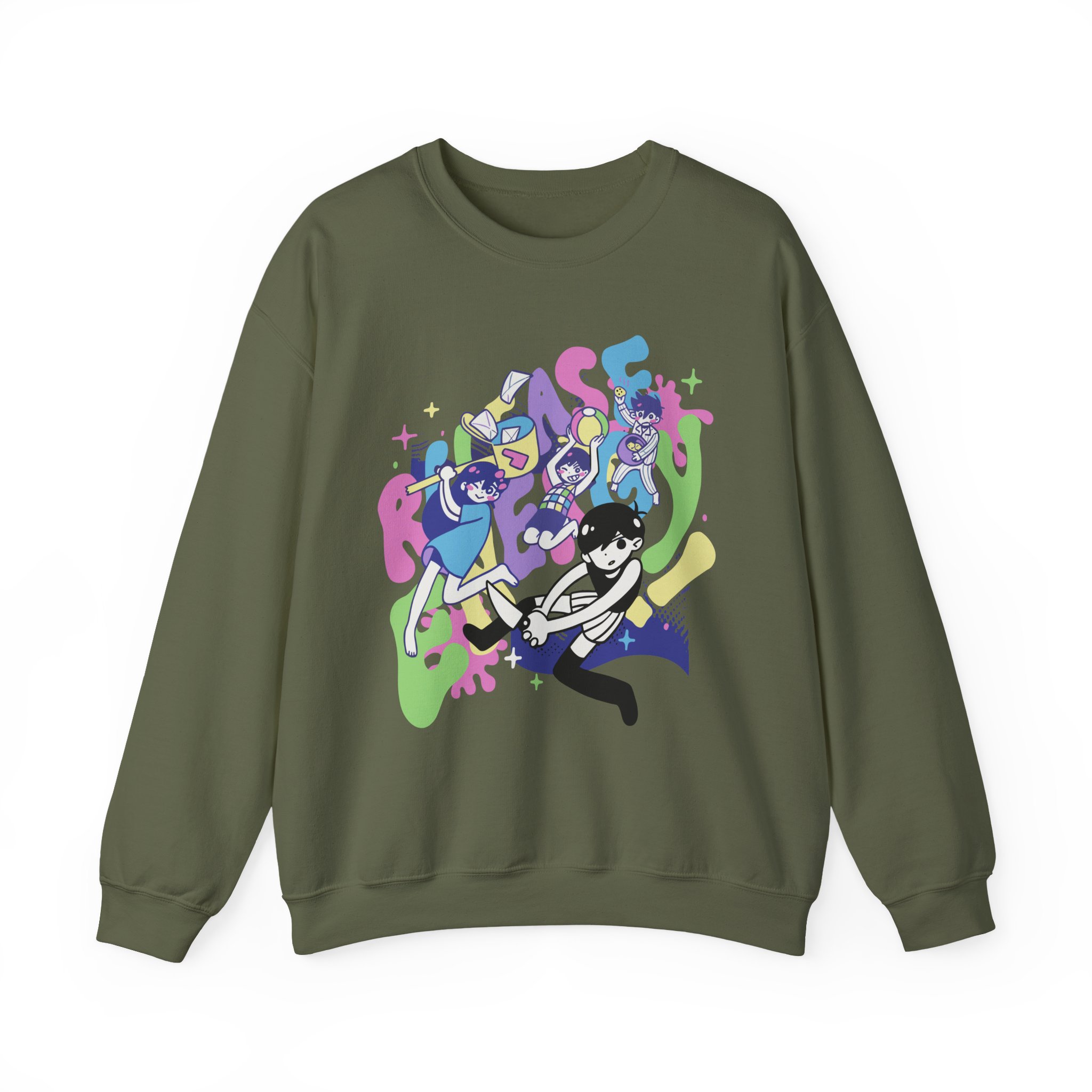 Omori Release Energy Unisex Heavy Blend™ Crewneck Sweatshirt - Image 9