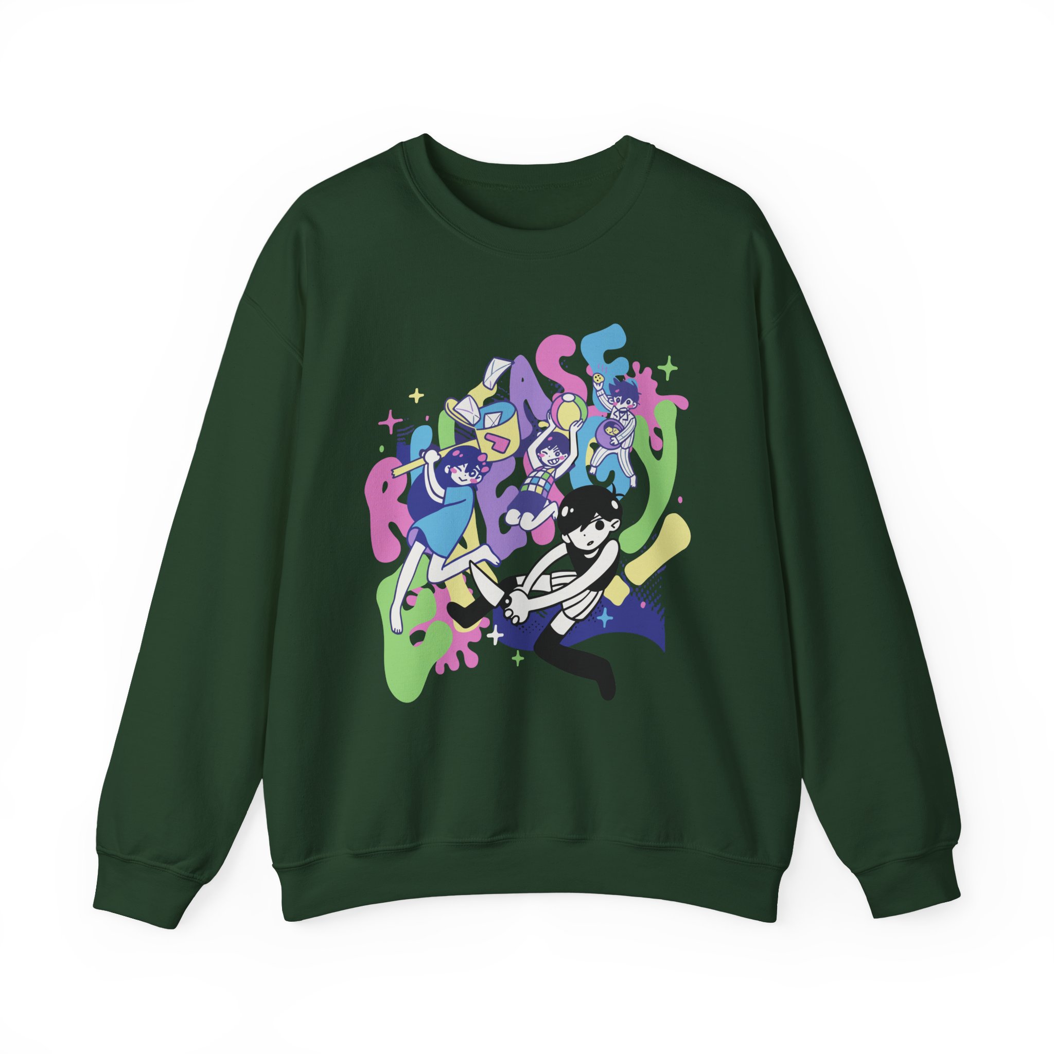 Omori Release Energy Unisex Heavy Blend™ Crewneck Sweatshirt - Image 11